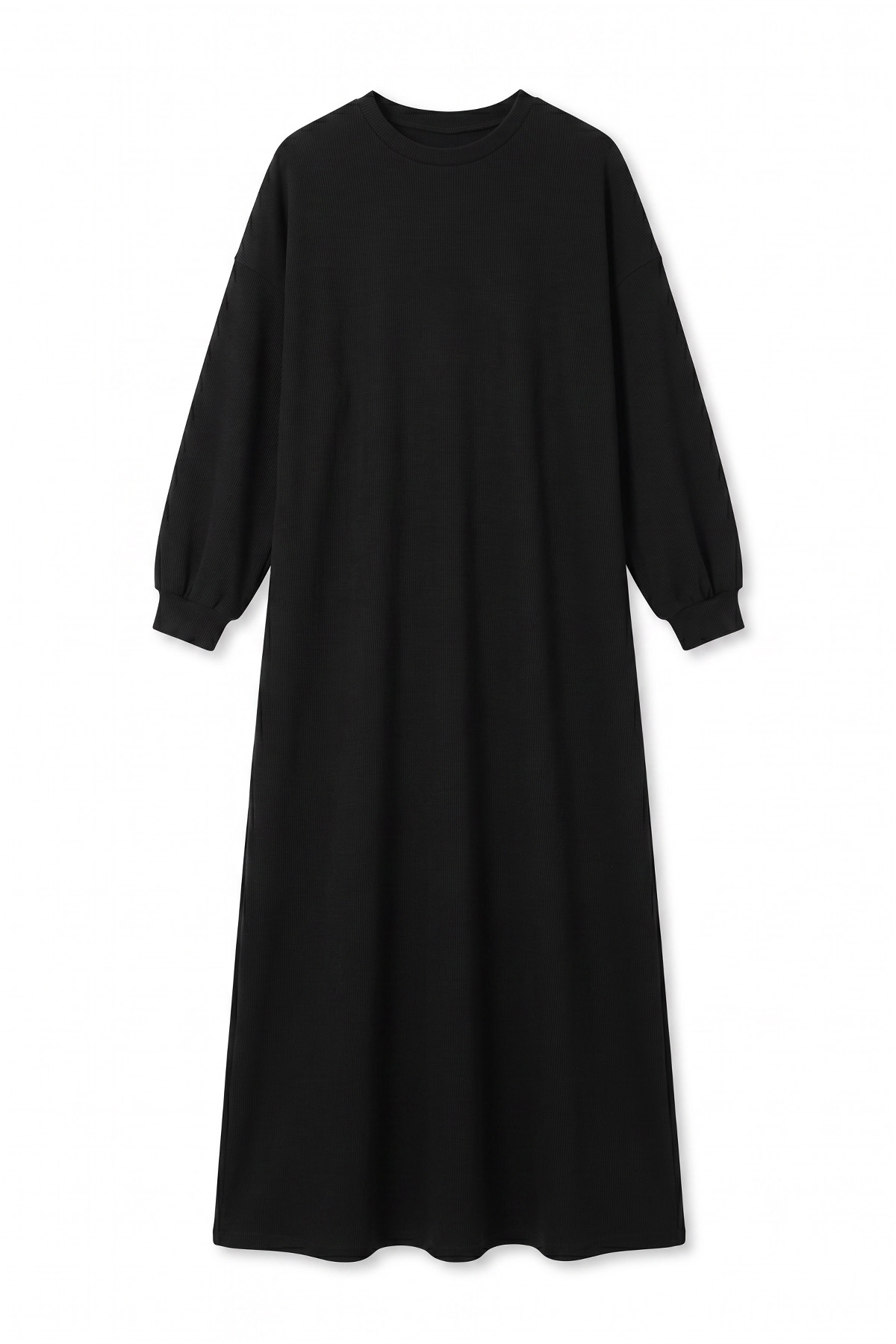 Reglan Kol Basic Elbise 2239 - SİYAH |  