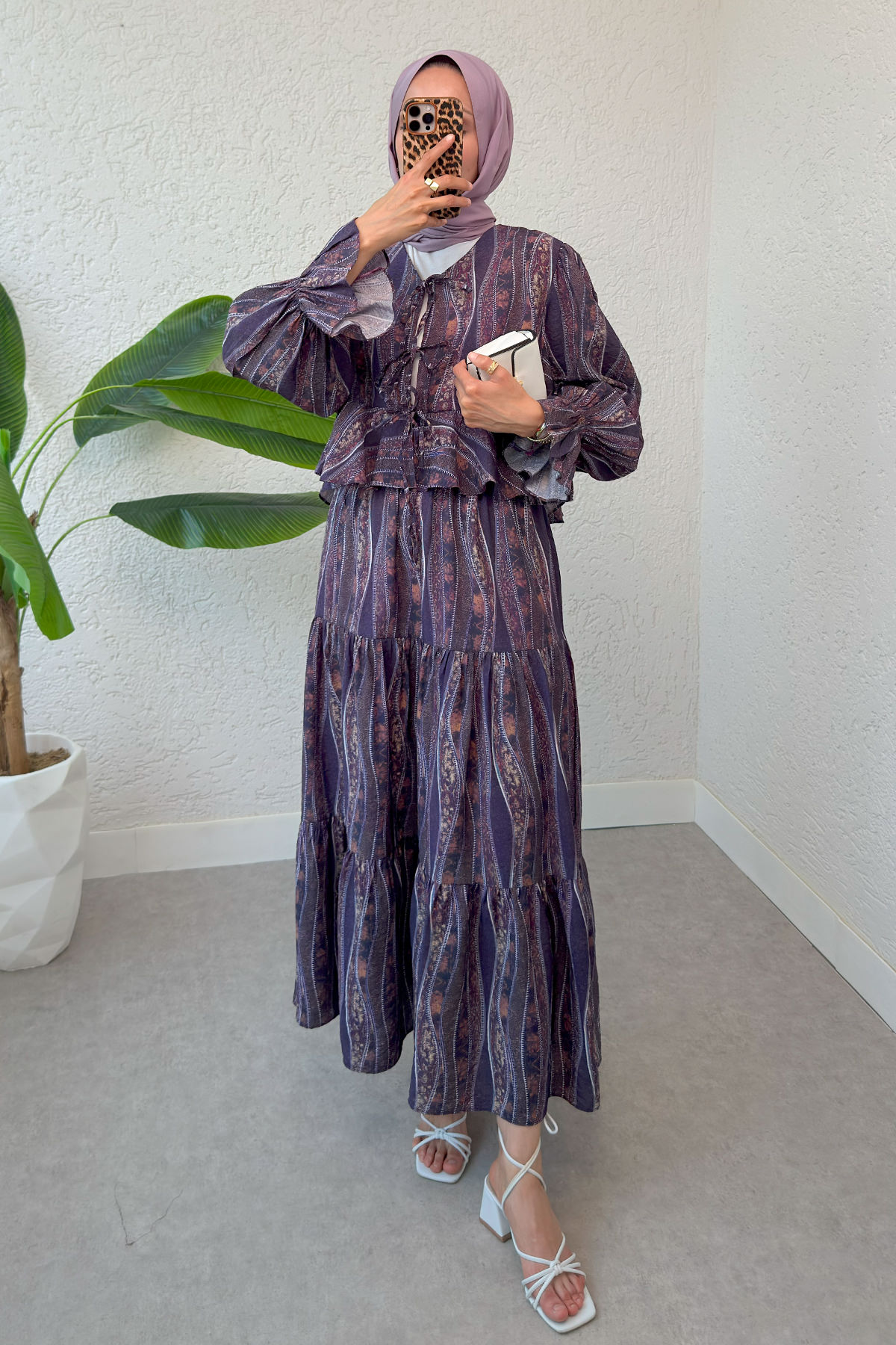 Etnik Desen Etekli Takım 2326 - MOR |  