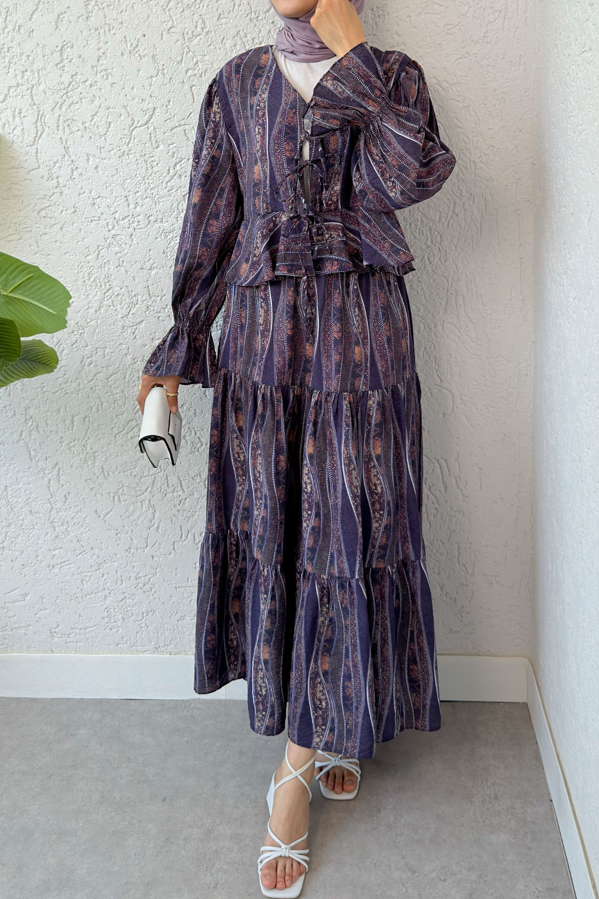 Etnik Desen Etekli Takım 2326 - MOR |  