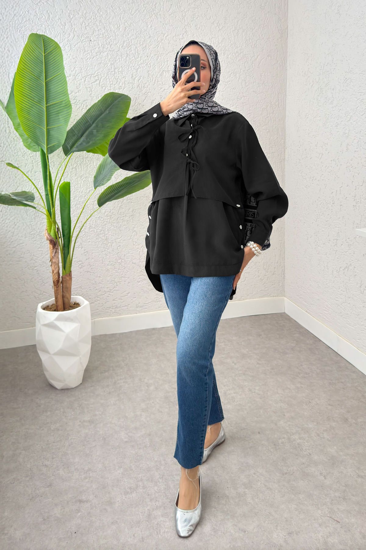Bolero Detaylı Tunik 2213 - SİYAH |  