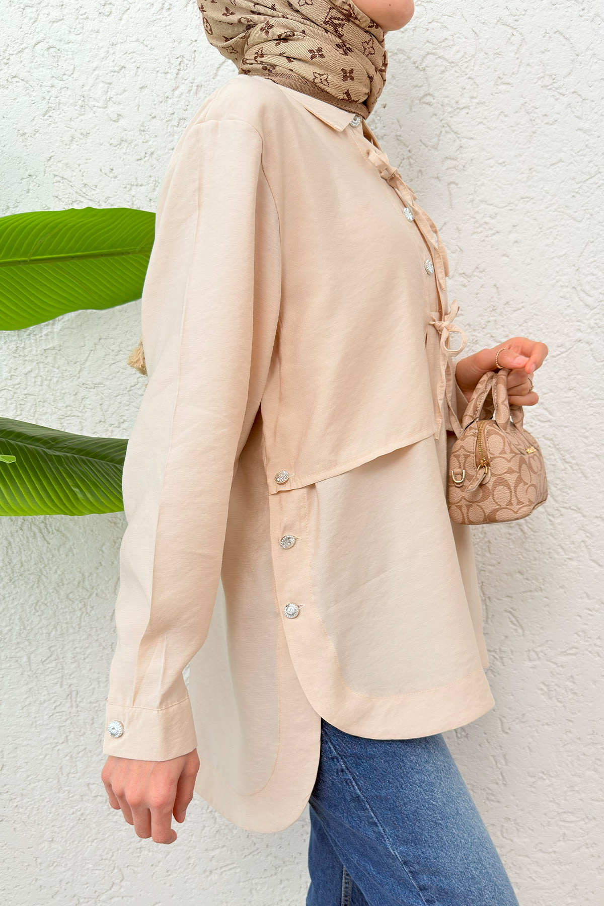 Bolero Detaylı Tunik 2213 - BEJ |  