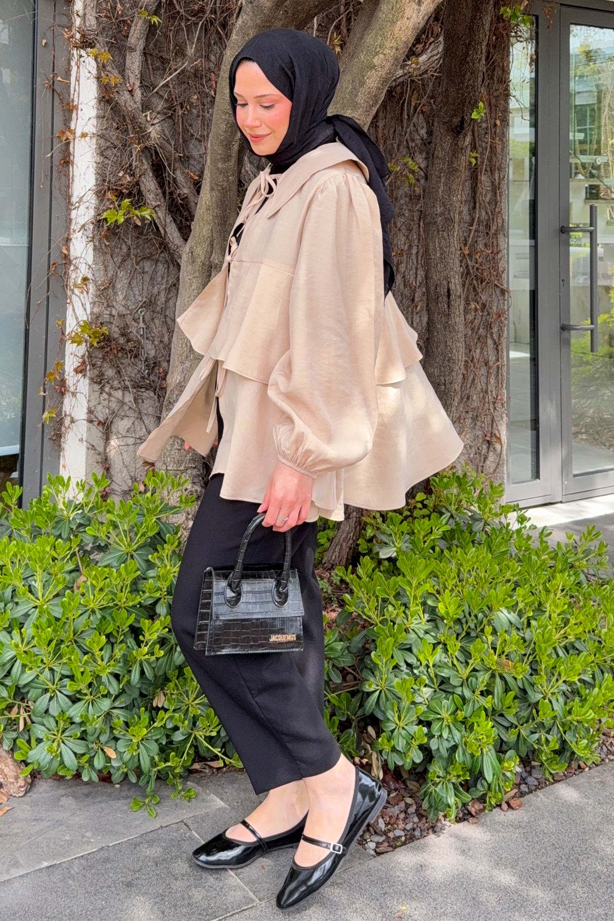 İp Bağcıklı Kat Kat Kimono 2289 - BEJ |  