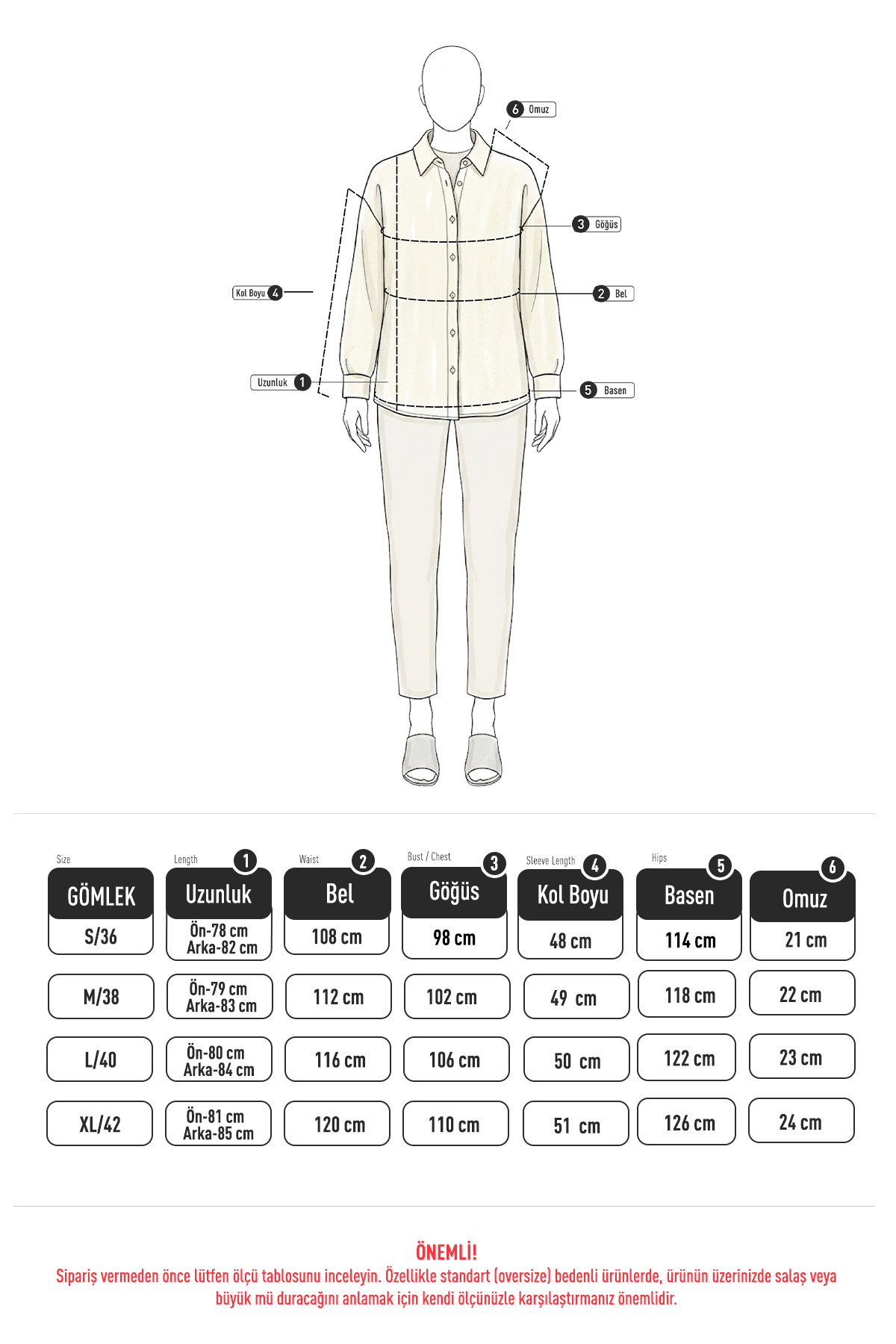 Düğmeli Tesettür Gömlek 612137 - PEMBE |  