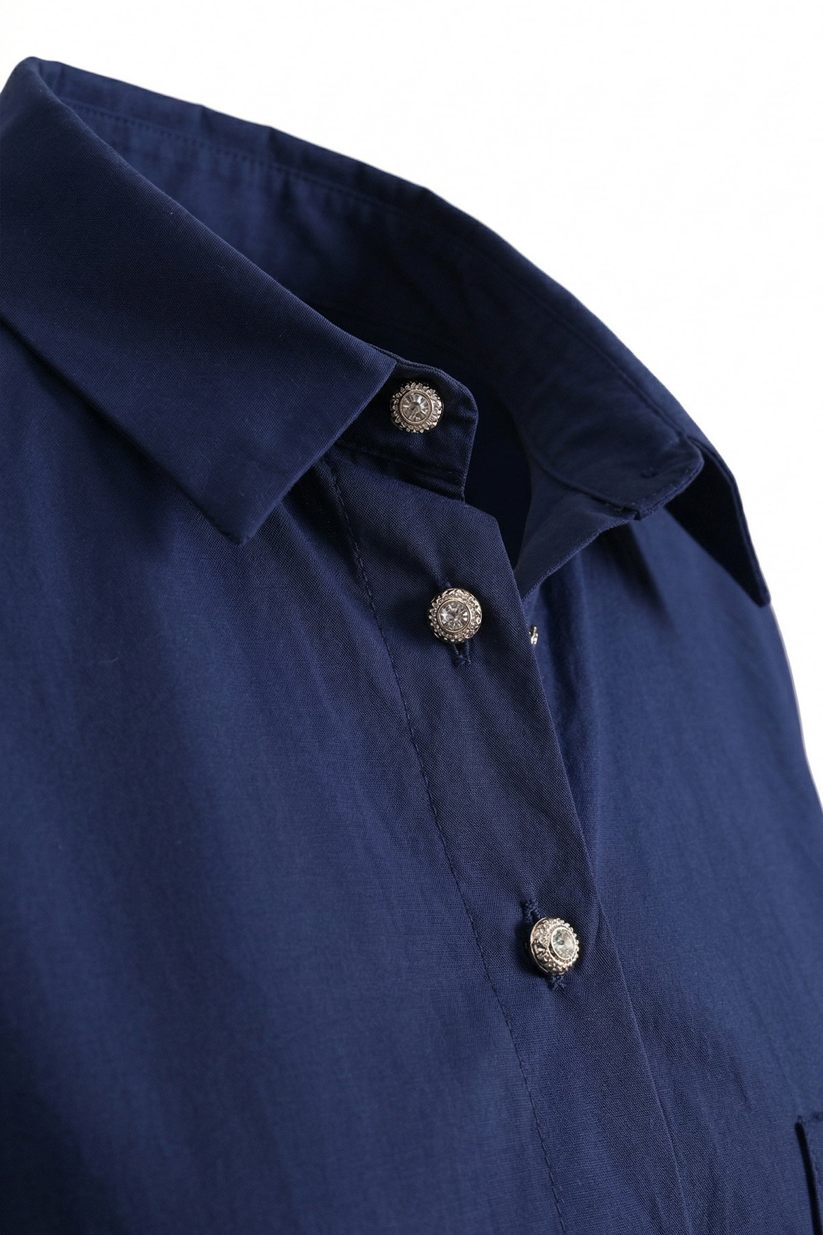 Aller Detaylı Tunik Y0123 - LACİVERT |  