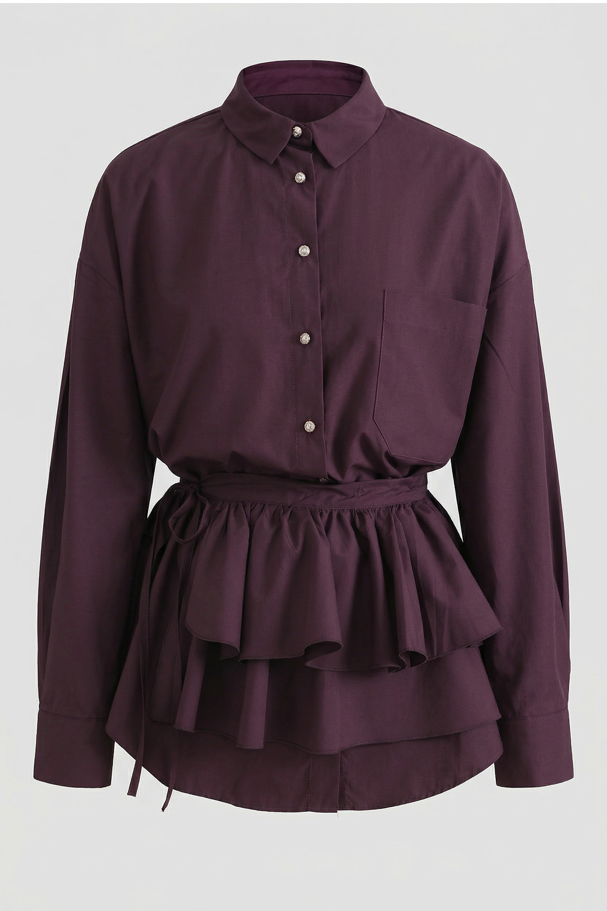 Aller Detaylı Tunik Y0123 - MÜRDÜM |  