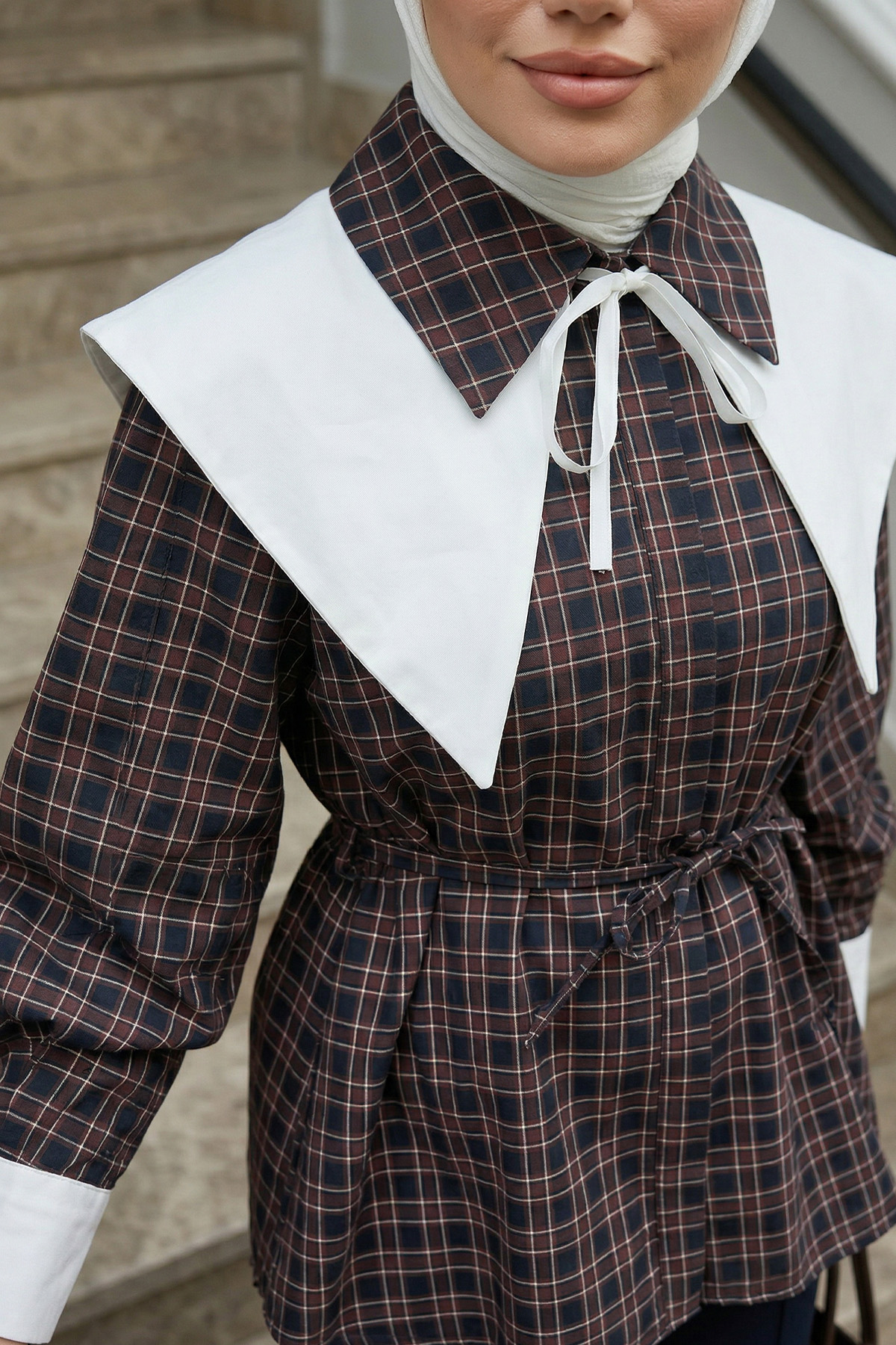 Çıkarılabilir Yaka Gömlek Y0129 - LACİVERT |  