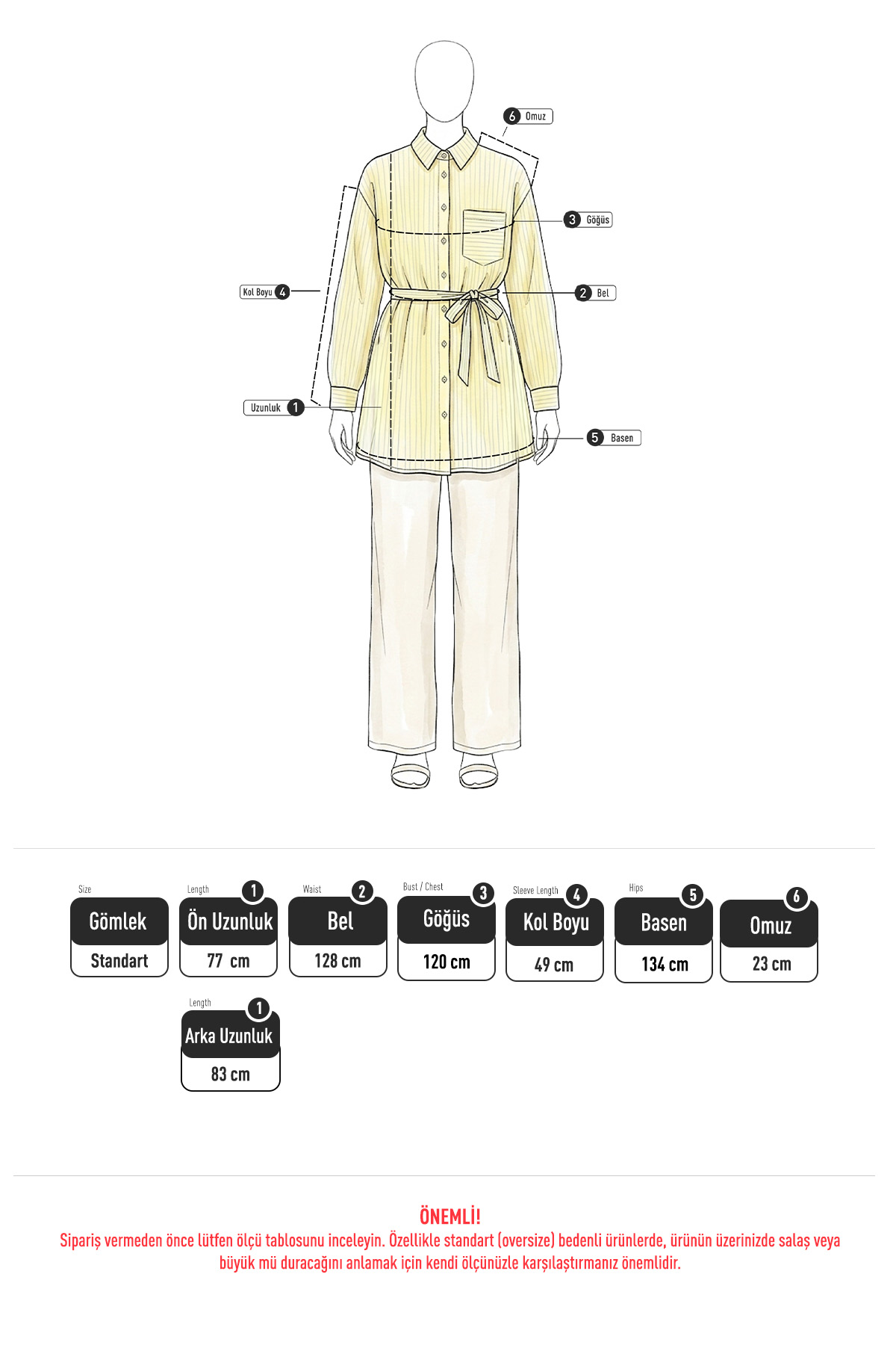 Modal Kumaş Çizgili Gömlek Y0139 - NAR ÇİÇEĞİ |  