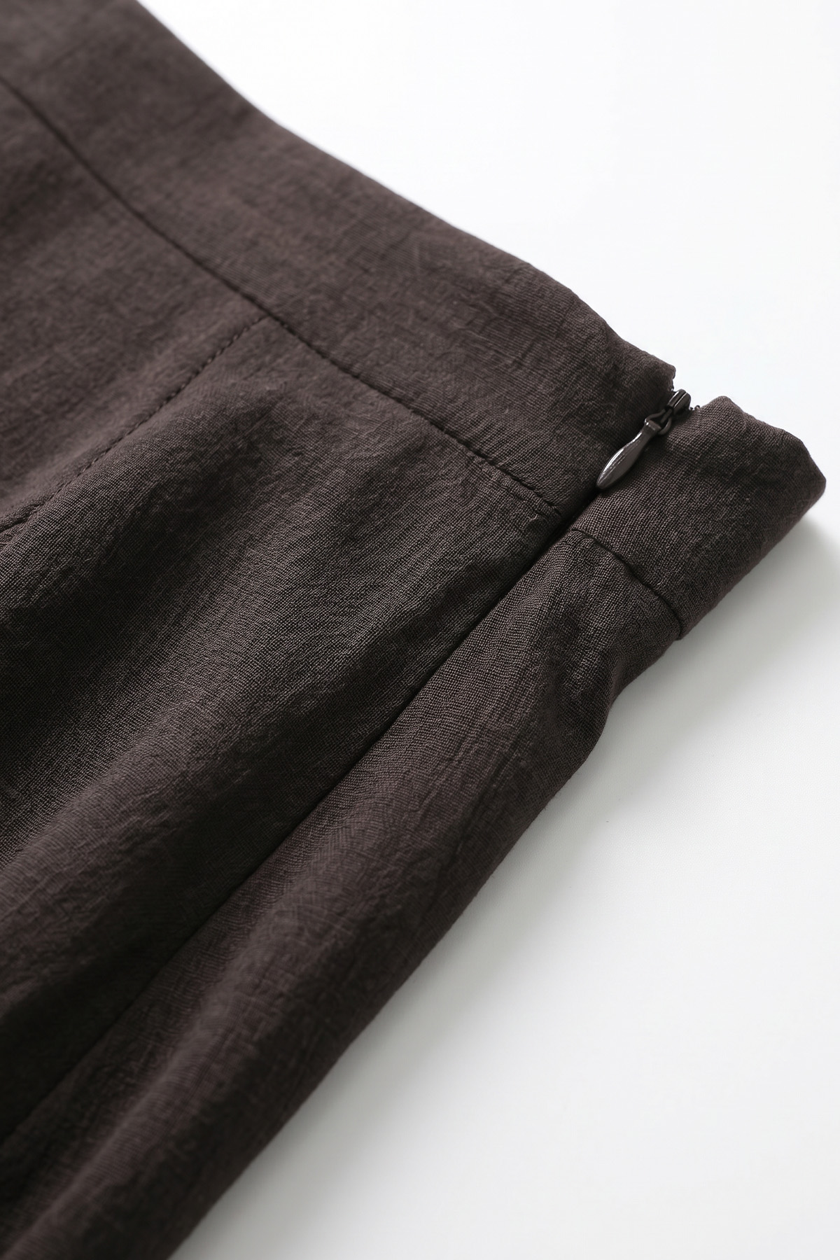 Parçalı Kloş Etek Y0131 - ACI KAHVE |  