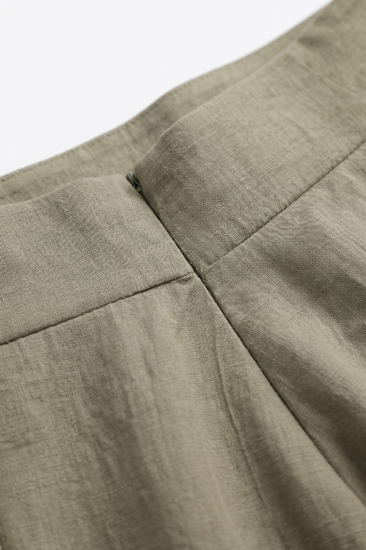 Parçalı Kloş Etek Y0131 - AÇIK HAKİ |  