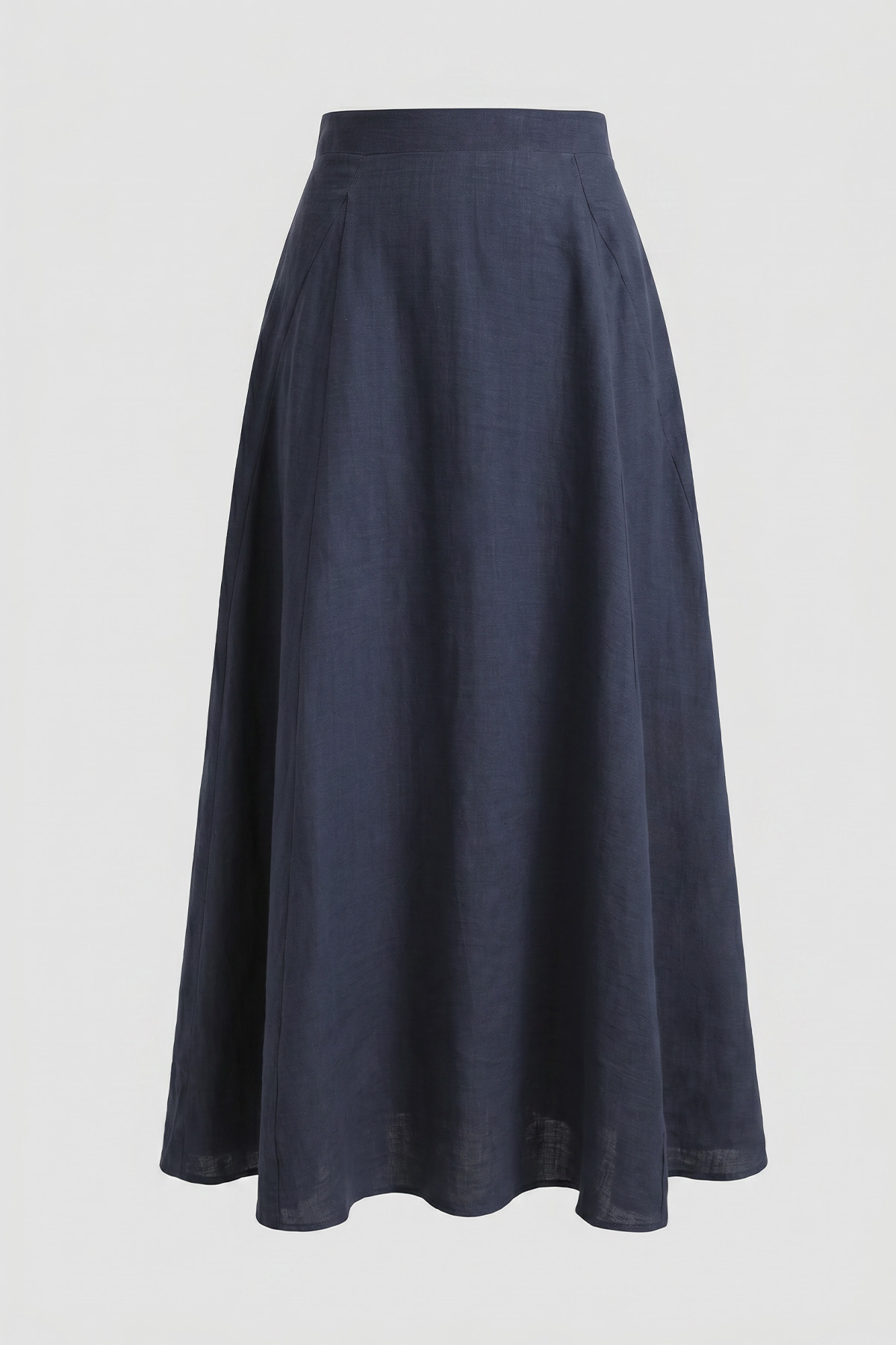 Parçalı Kloş Etek Y0131 - LACİVERT |  