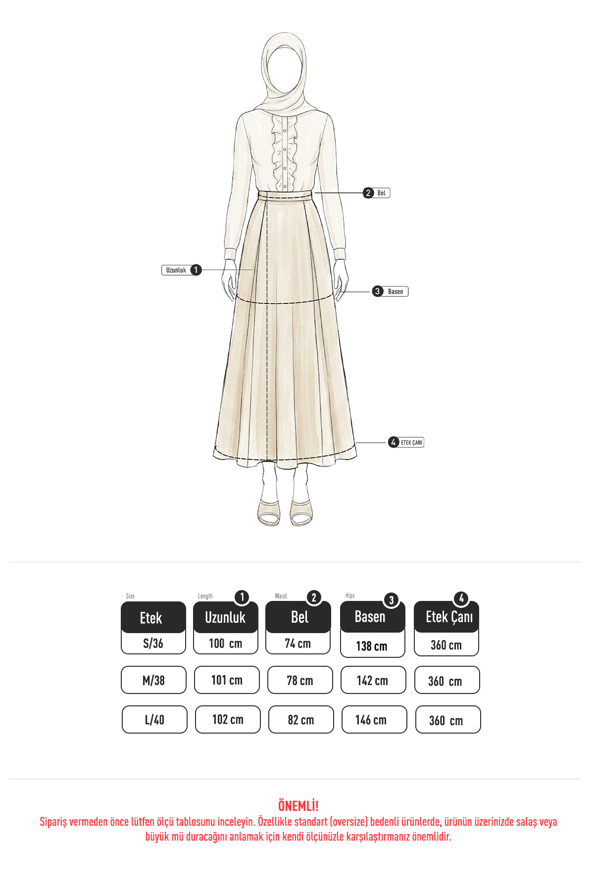 Parçalı Kloş Etek Y0131 - VİŞNE ÇÜRÜĞÜ |  