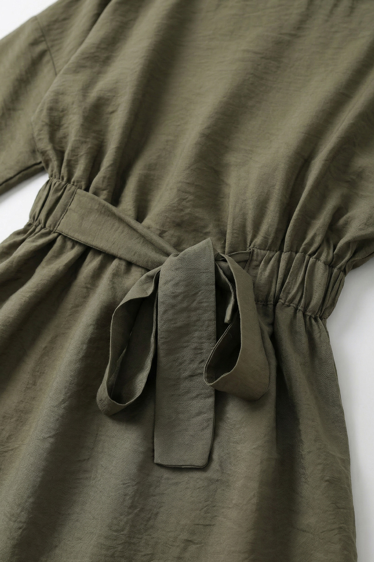 Bel Lastik Detaylı İkili Takım Y0132 - HAKİ |  