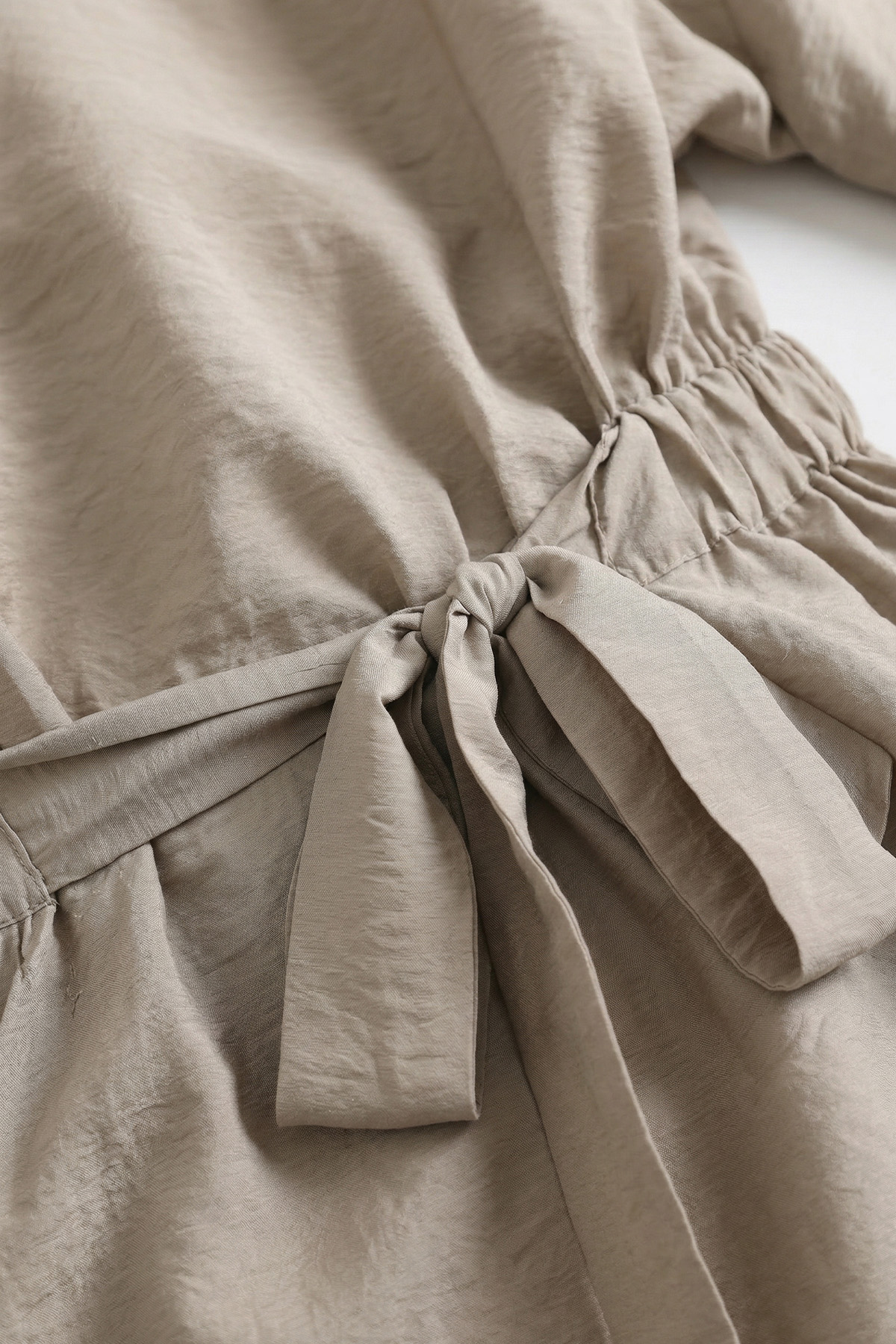 Bel Lastik Detaylı İkili Takım Y0132 - TAŞ RENGİ |  