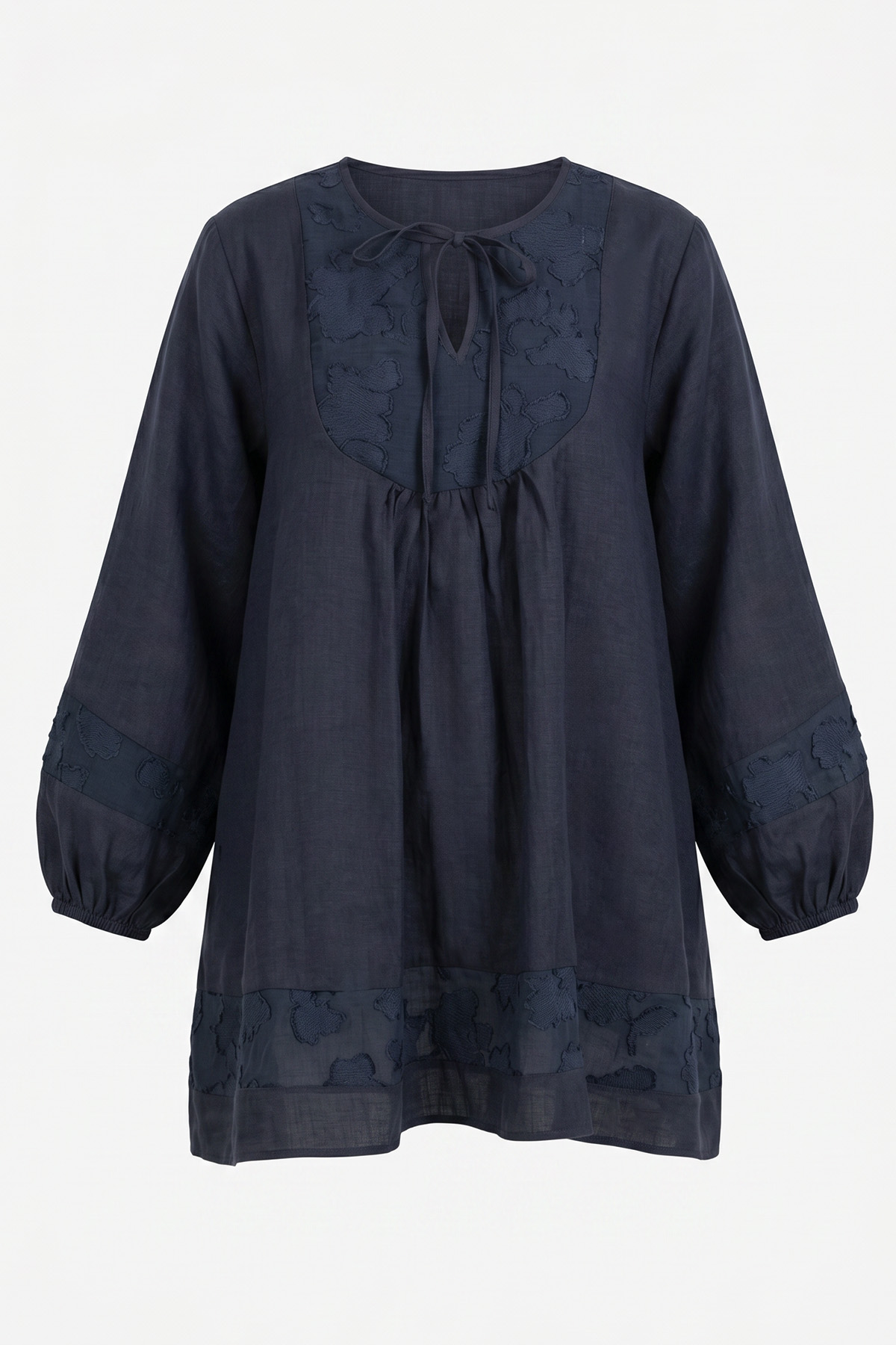 Jakar Detaylı Tunik Y0124 - LACİVERT |  