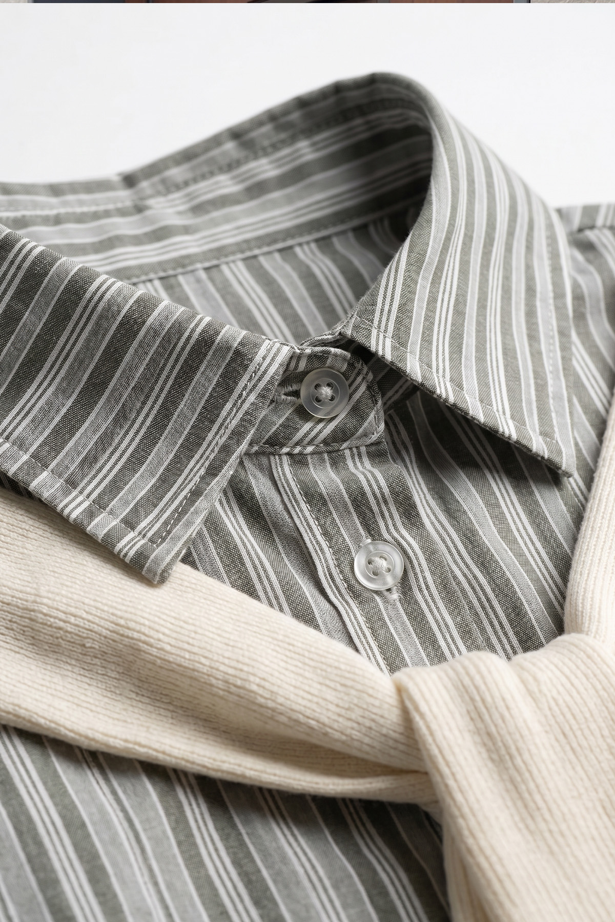 Süveter Bağlamalı Gömlek 0203 - AÇIK HAKİ |  