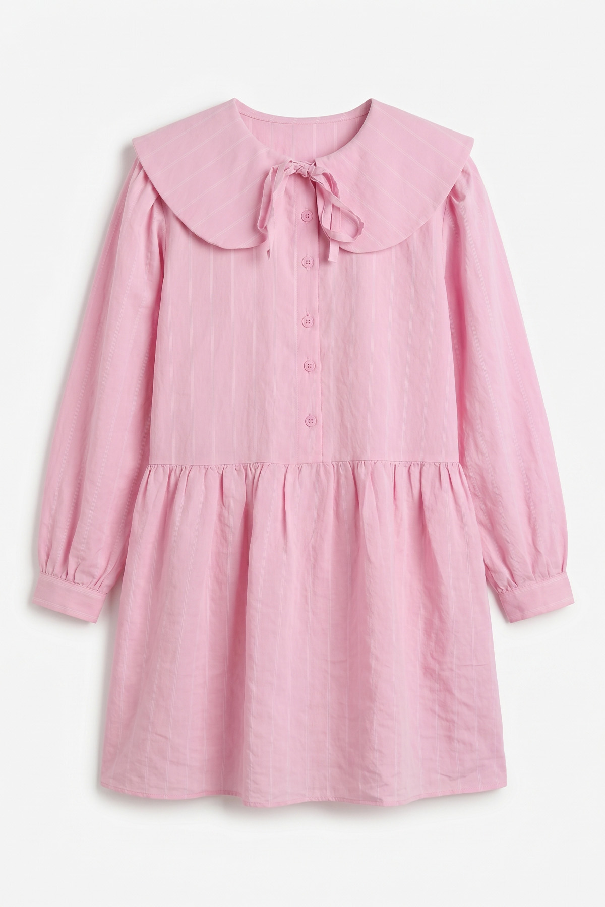 Geniş Yakalı Tunik Y0140 - PEMBE |  