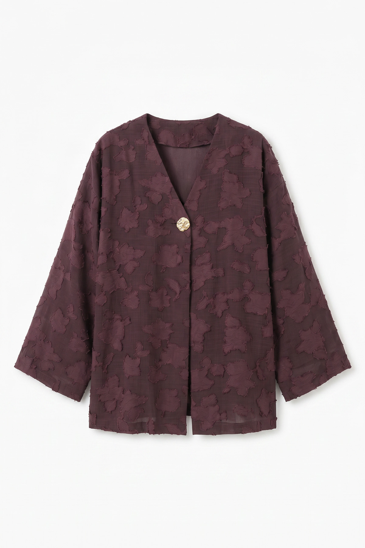 Jakar Detaylı Kimono Y0111 - MÜRDÜM |  