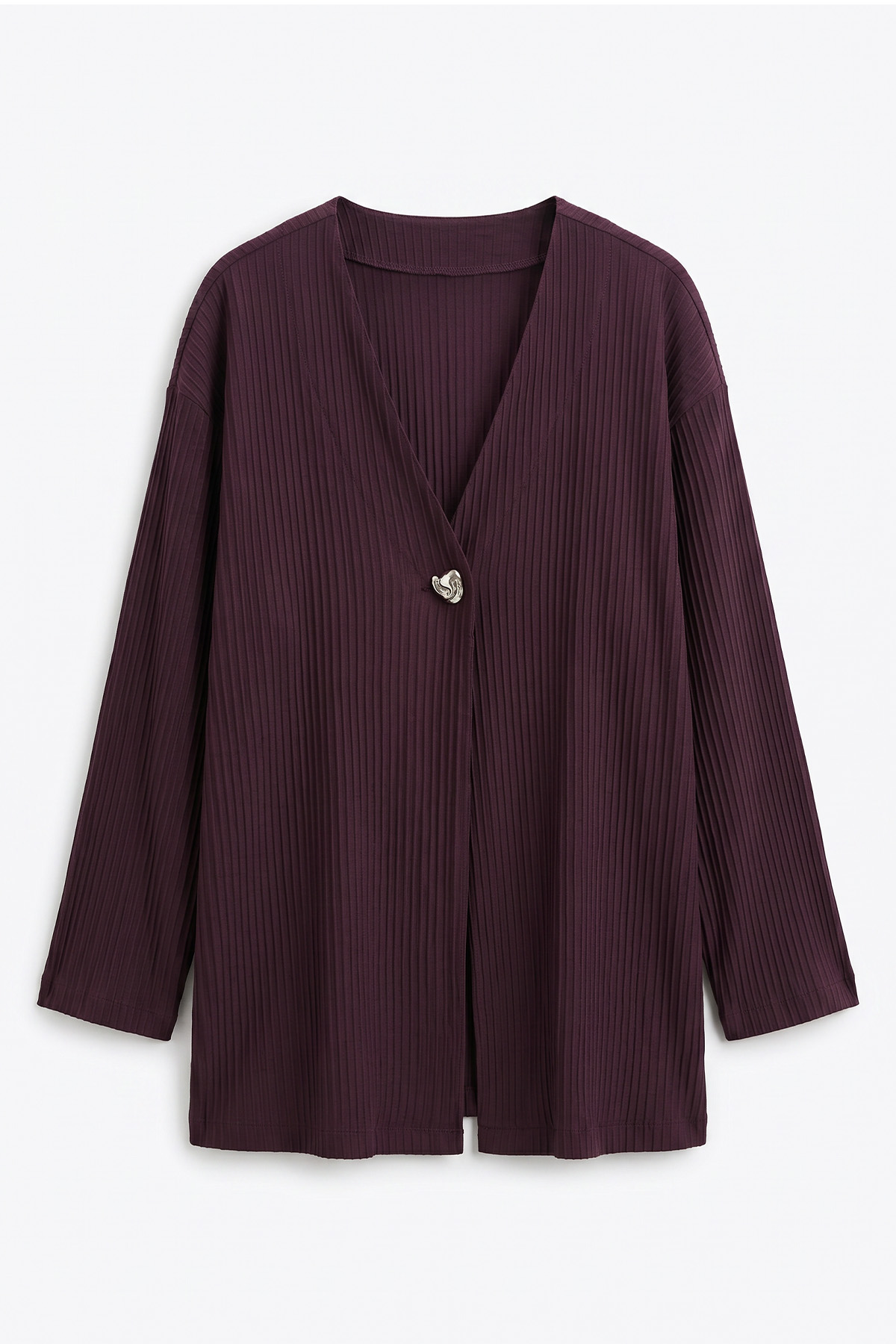 Tek Düğmeli Kimono Y0130 - MÜRDÜM |  