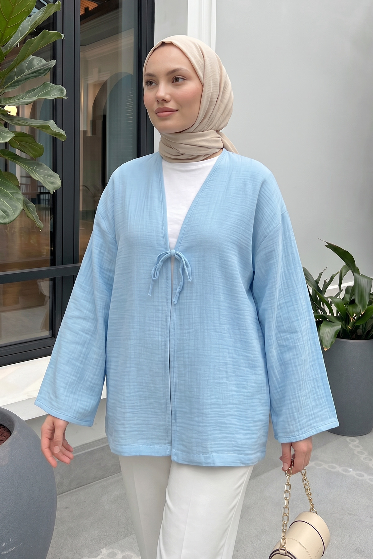 Lina Kimono 43434 - BEBE MAVİSİ |  