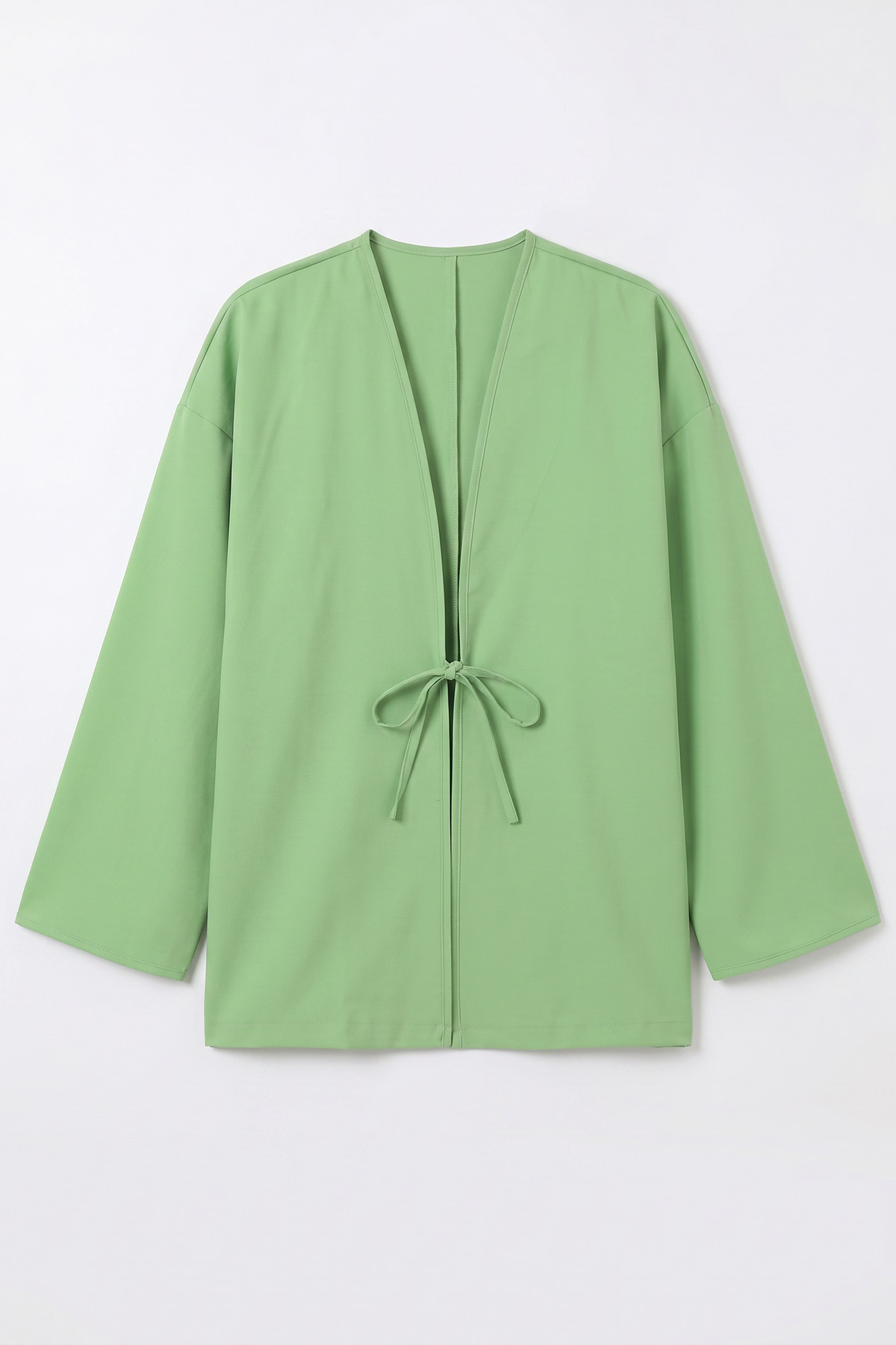 İp Bağcıklı Kimono 40046 - YEŞİL |  