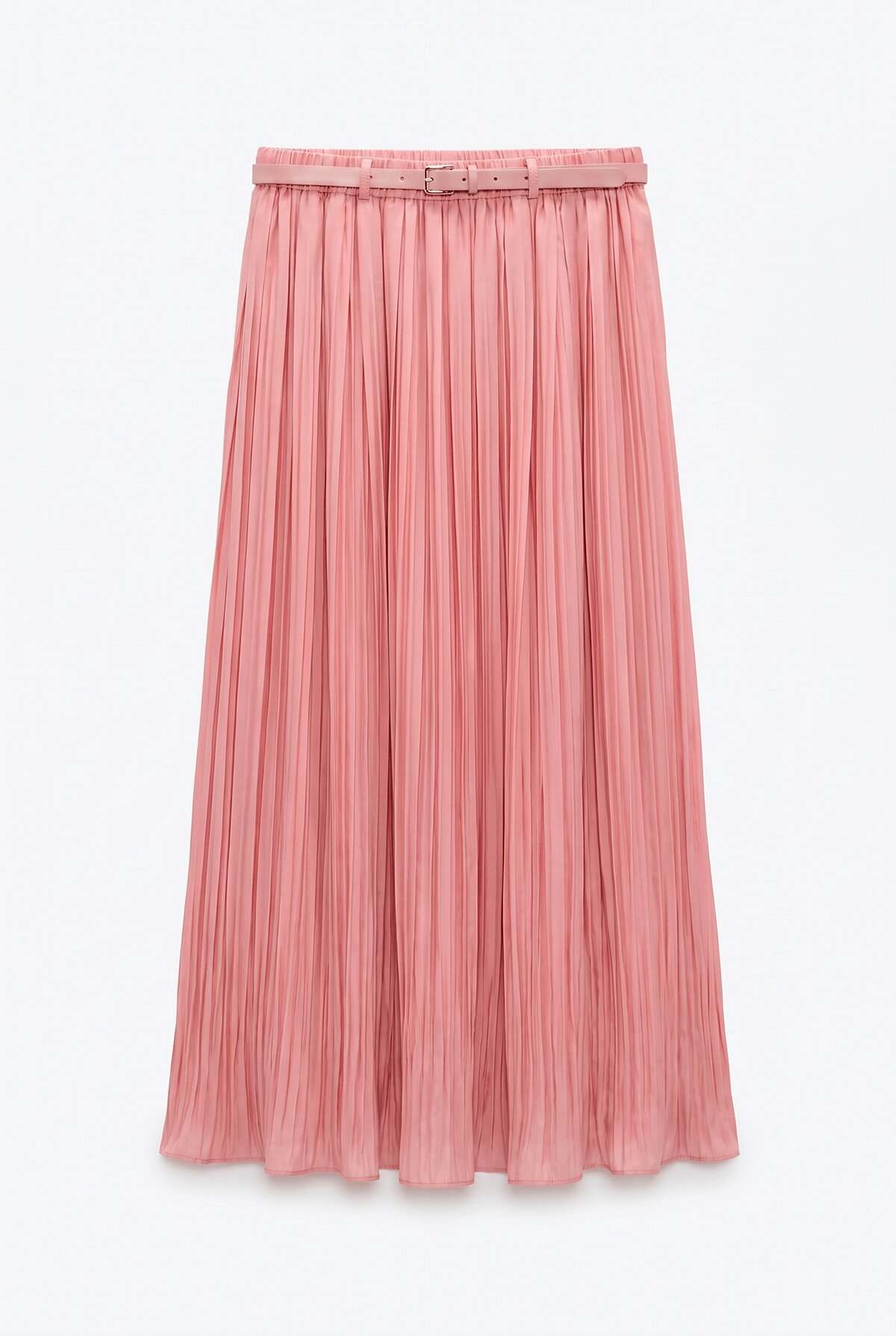 Kemerli Kraş Etek Y0148 - PEMBE |  