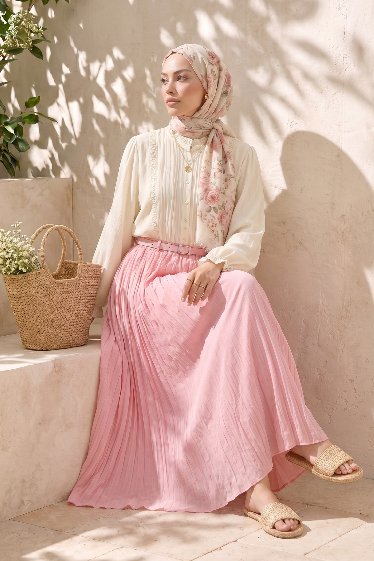 Astarlı Kraş Etek 260148 - PEMBE |  