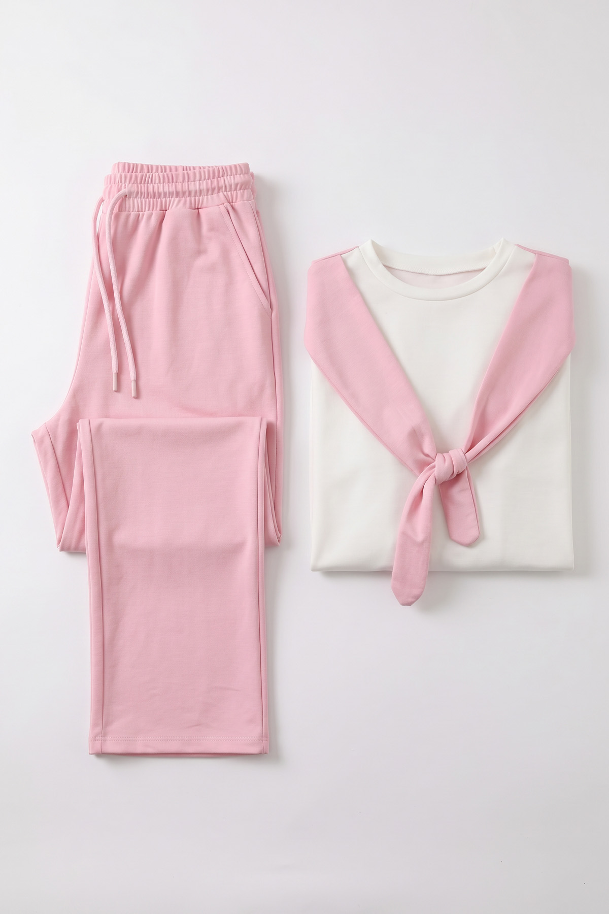 Drape Duo Takım 263006 - AÇIK PEMBE |  