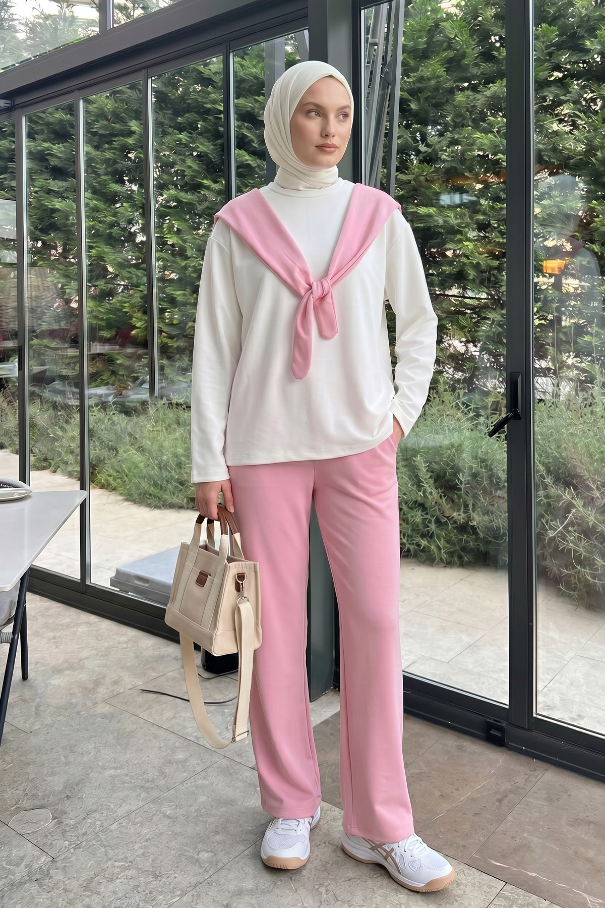 Drape Duo Takım 263006 - AÇIK PEMBE |  