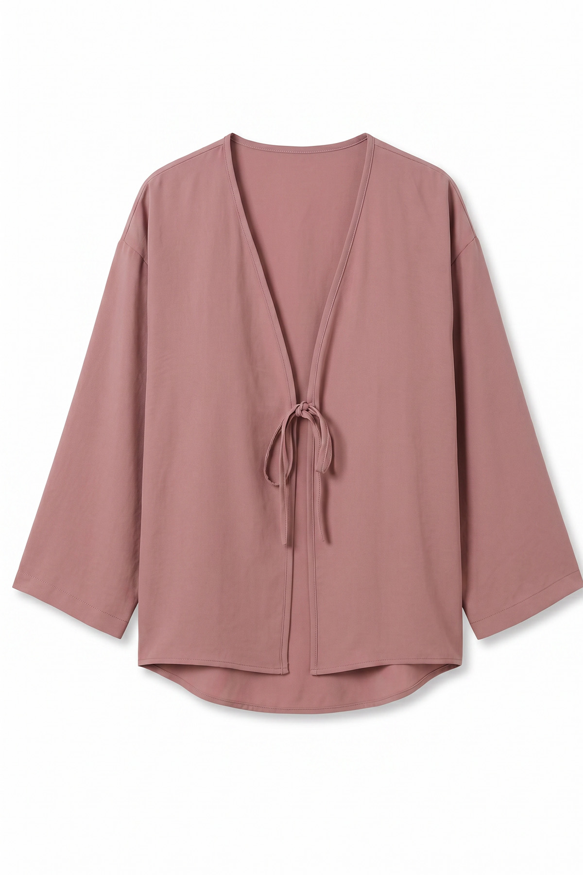 İp Bağcıklı Kimono 2362 - PUDRA RENGİ |  