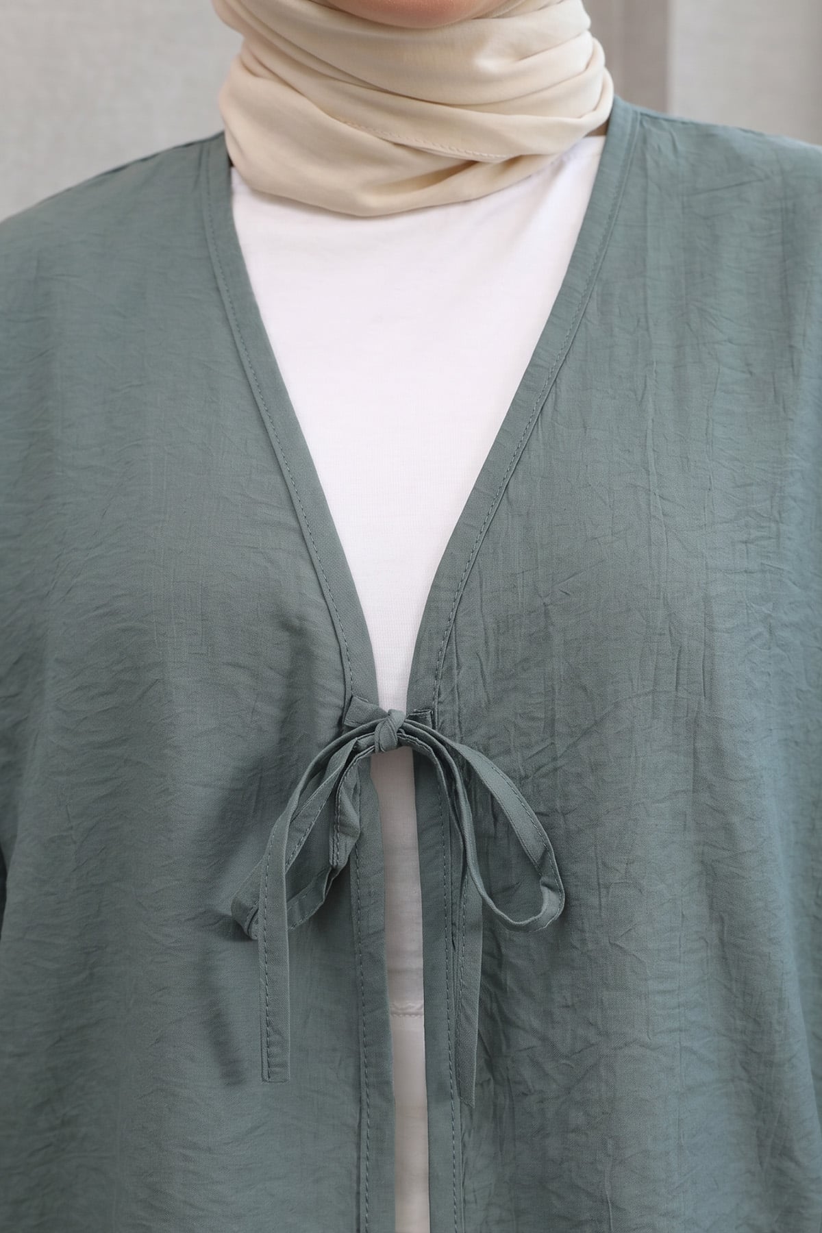 Lora Kimono 2351 - KOYU MİNT YEŞİLİ |  