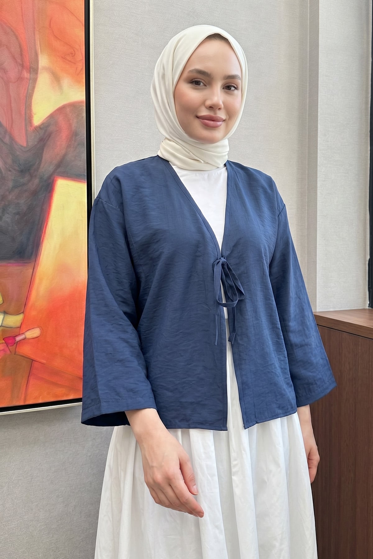 Lora Kimono 2351 - LACİVERT |  