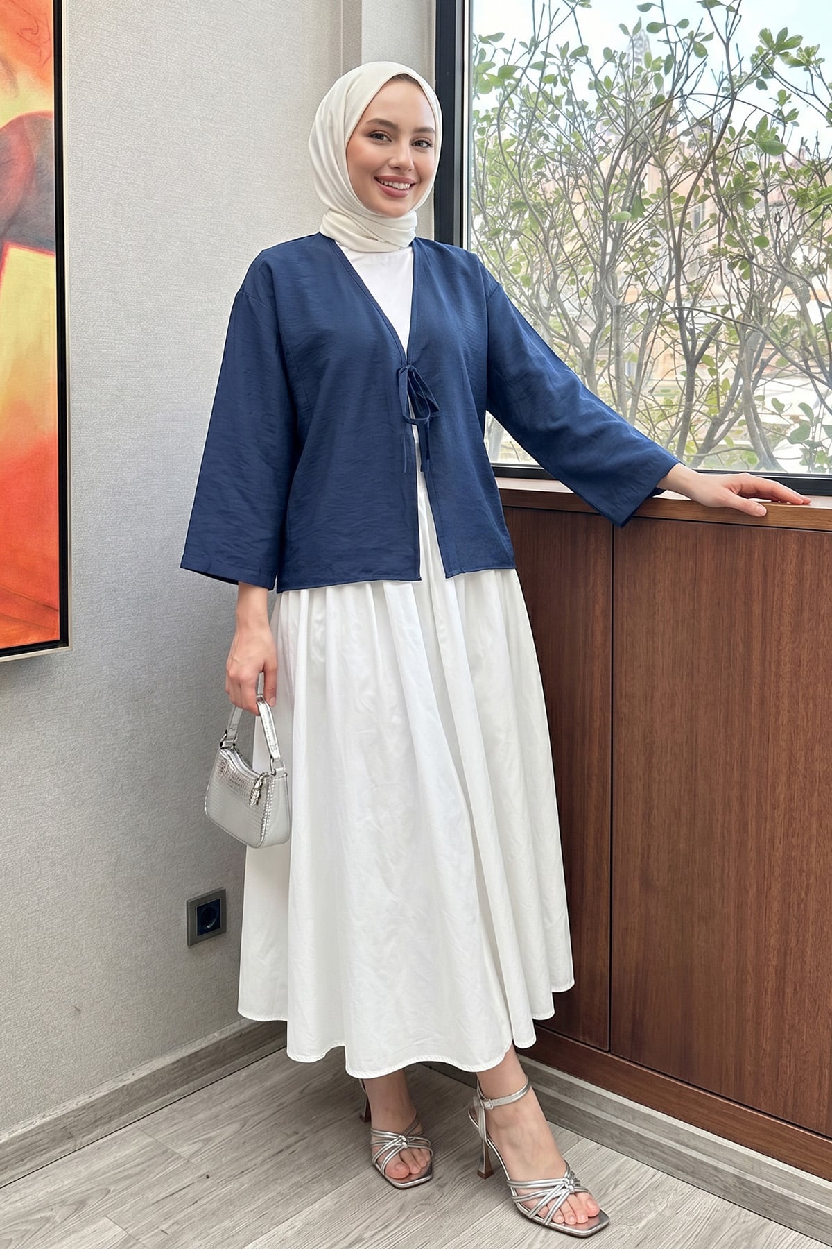 Lora Kimono 2351 - LACİVERT |  