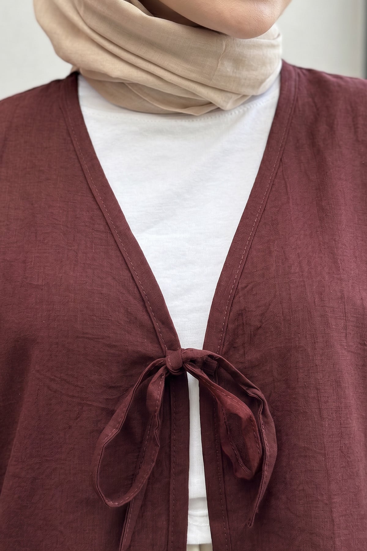 Lora Kimono 2351 - KOYU BORDO |  