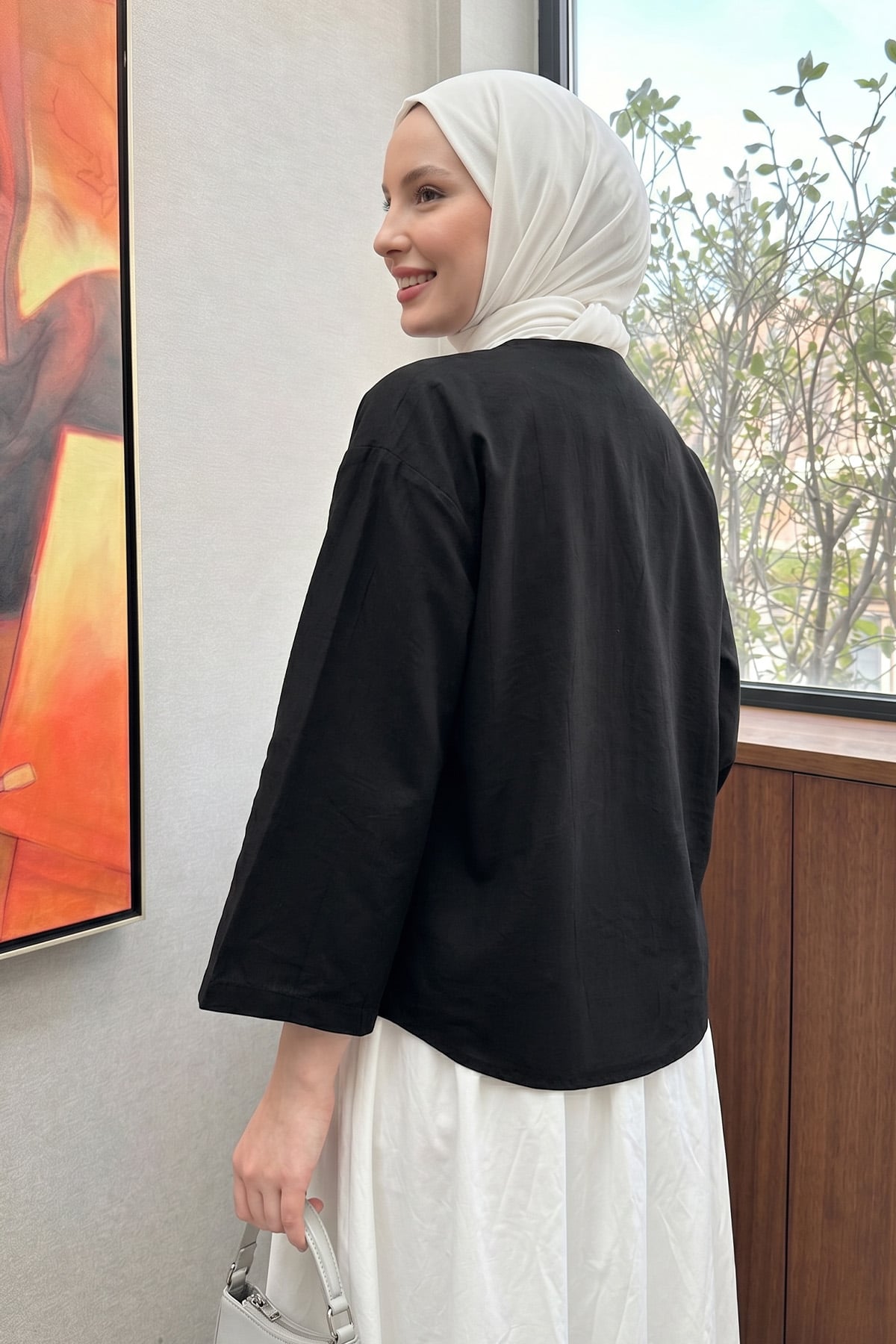 Lora Kimono 2351 - SİYAH |  