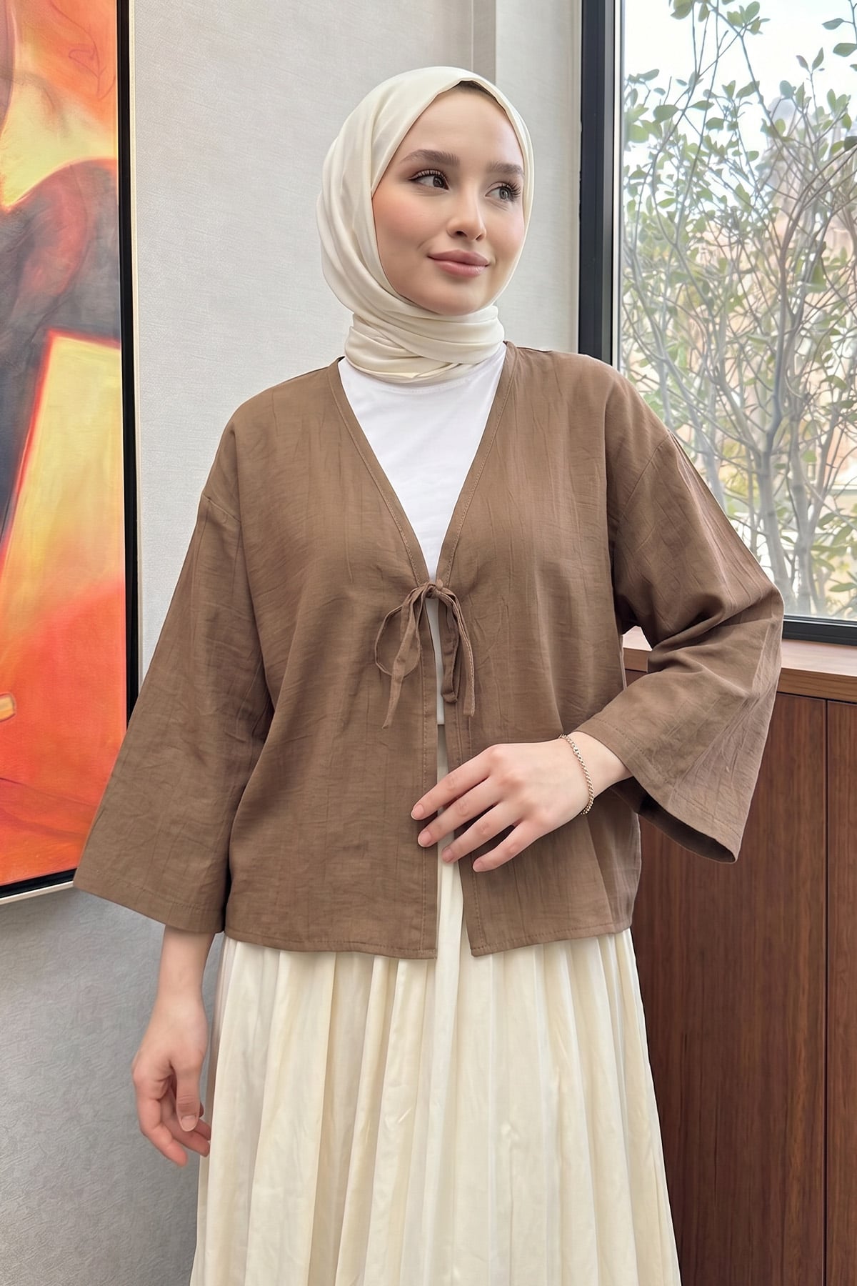 Lora Kimono 2351 - CAMEL |  