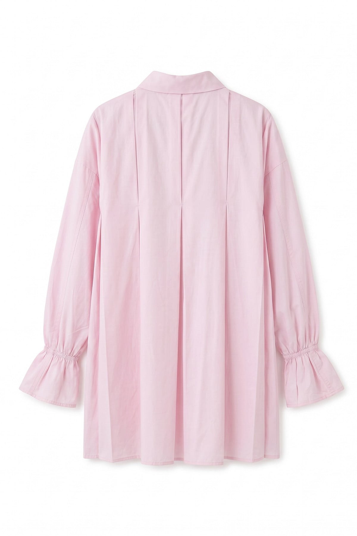 Arka Pileli Cepli Gömlek Y0147 - AÇIK PEMBE |  