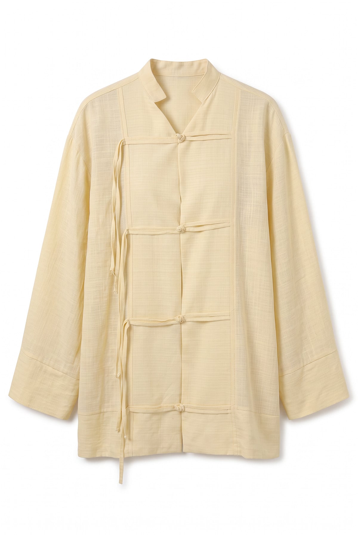 Çin Düğmeli Tunik Y0158 - SARI |  