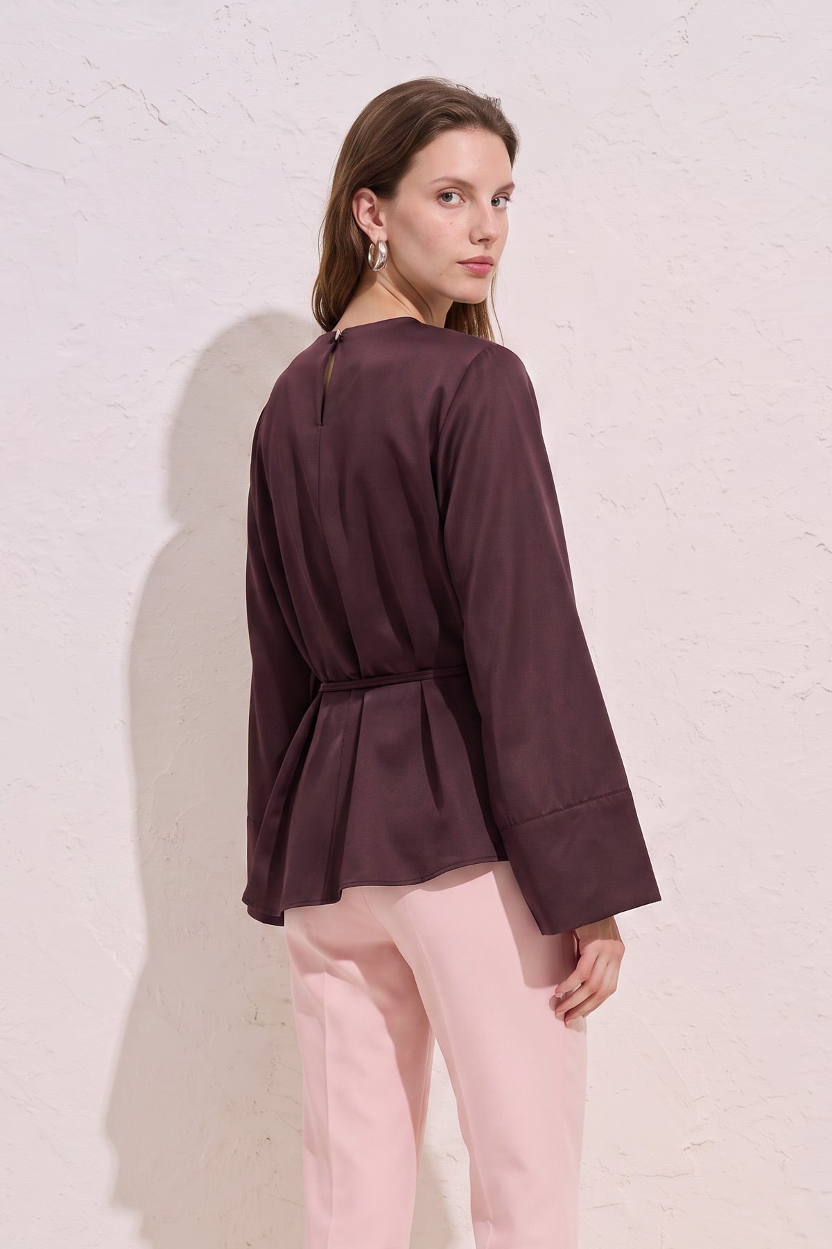 Verev Kesim Bluz Y0160 - MÜRDÜM | zenne.com 