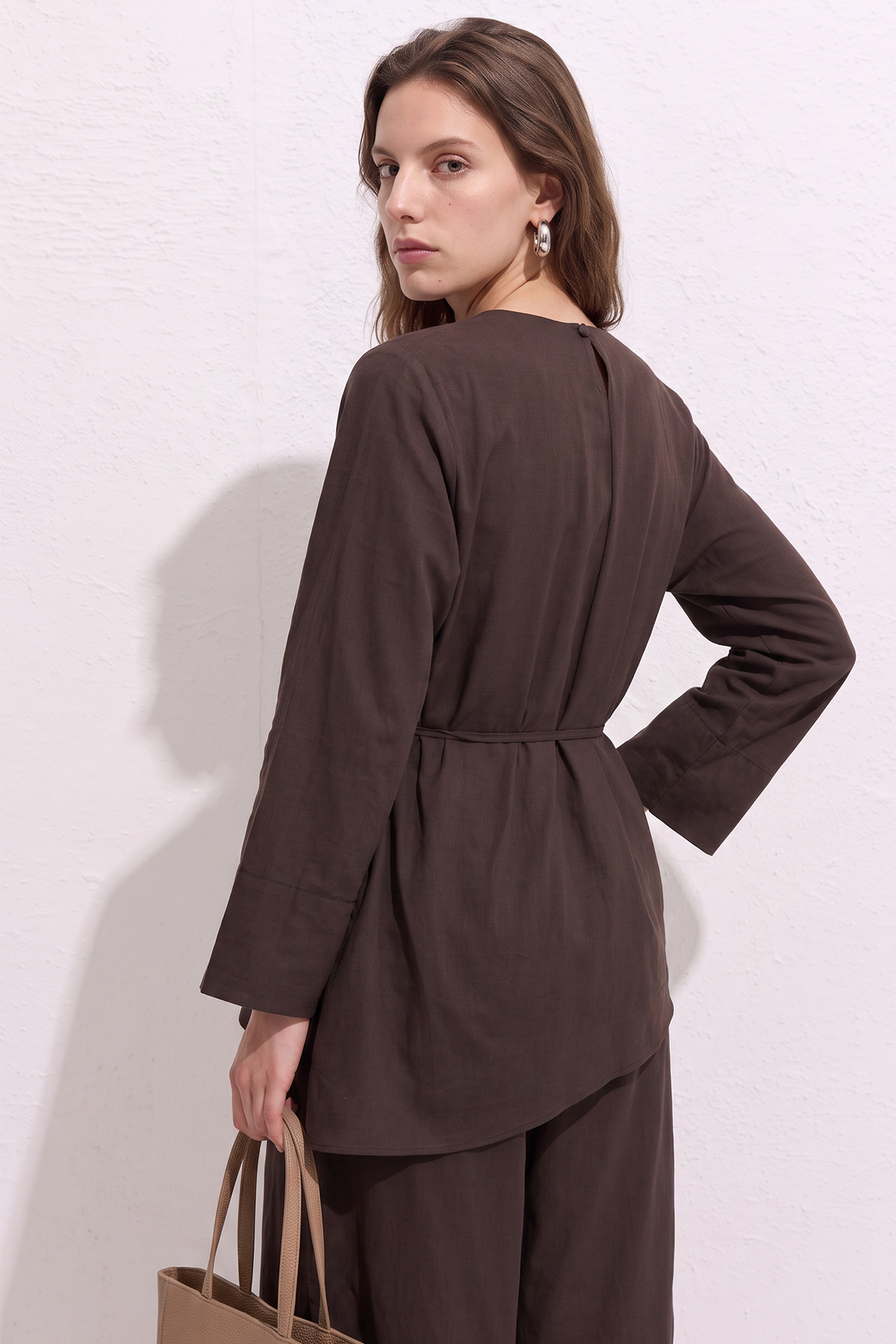 Asimetrik Vual Takım Y0161 - ACI KAHVE |  