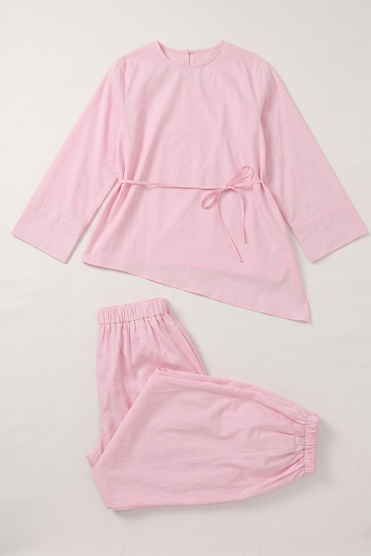 Asimetrik Vual Takım Y0161 - PEMBE  |  
