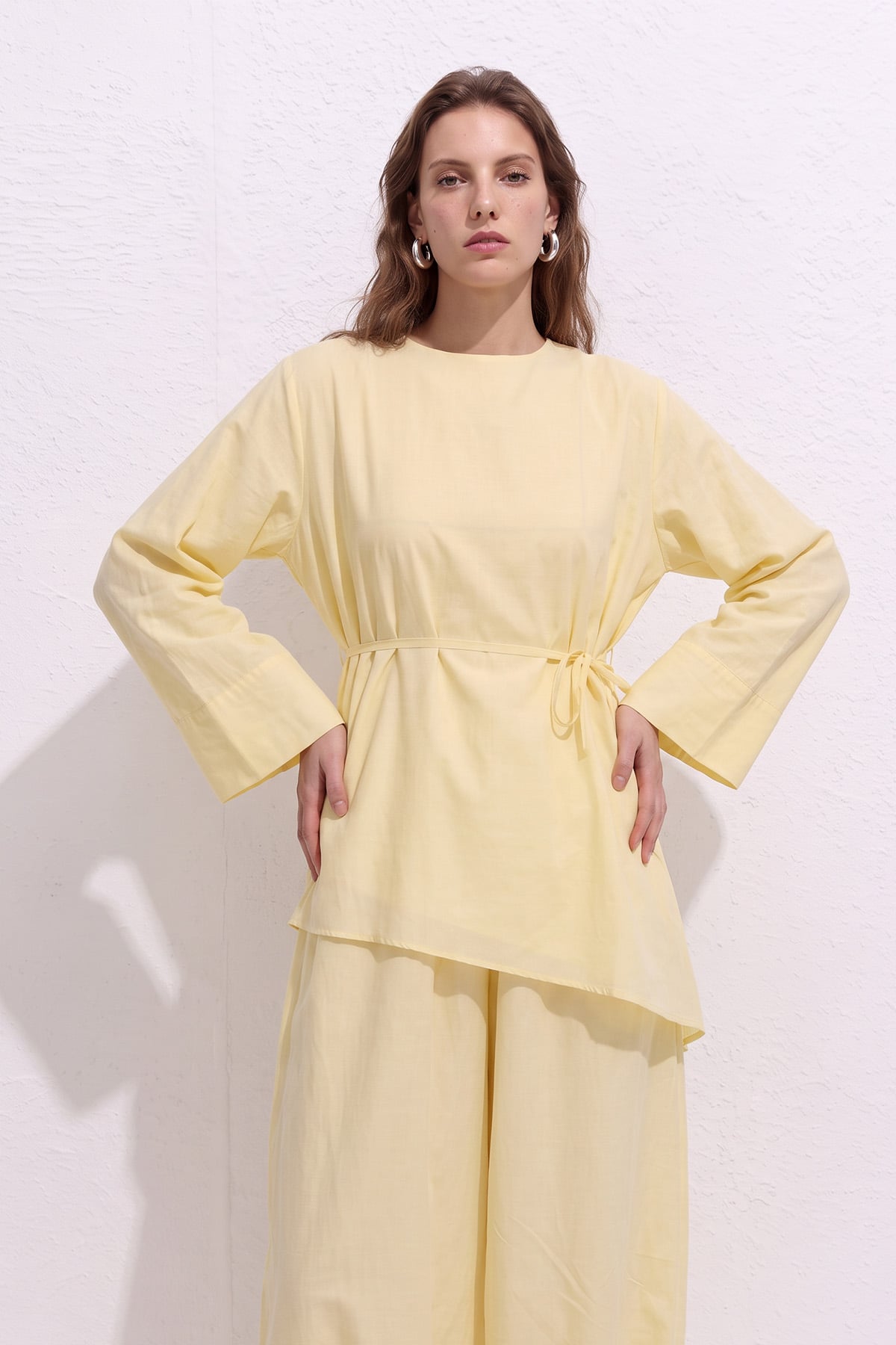 Asimetrik Vual Takım Y0161 - SARI |  