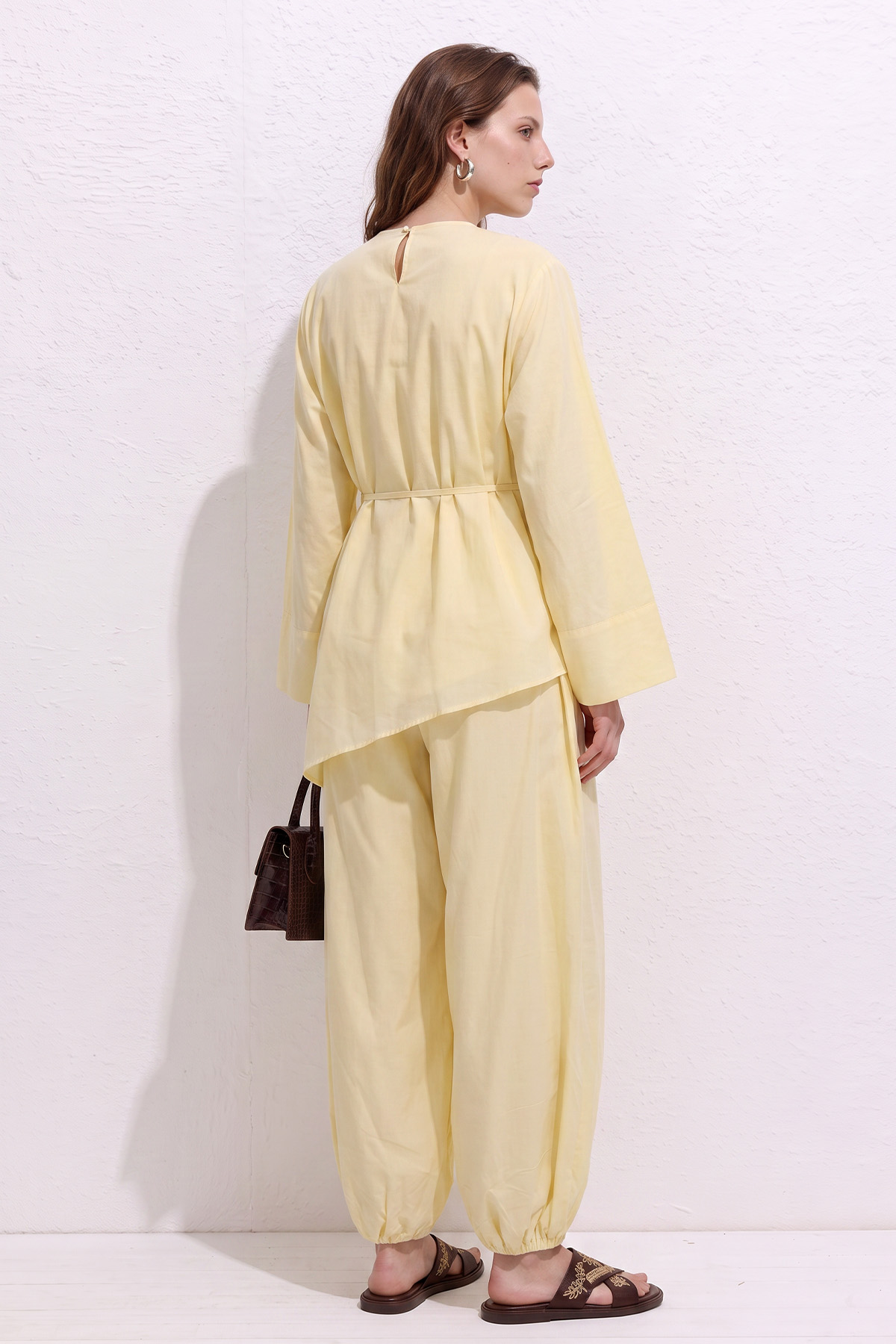 Asimetrik Vual Takım Y0161 - SARI |  