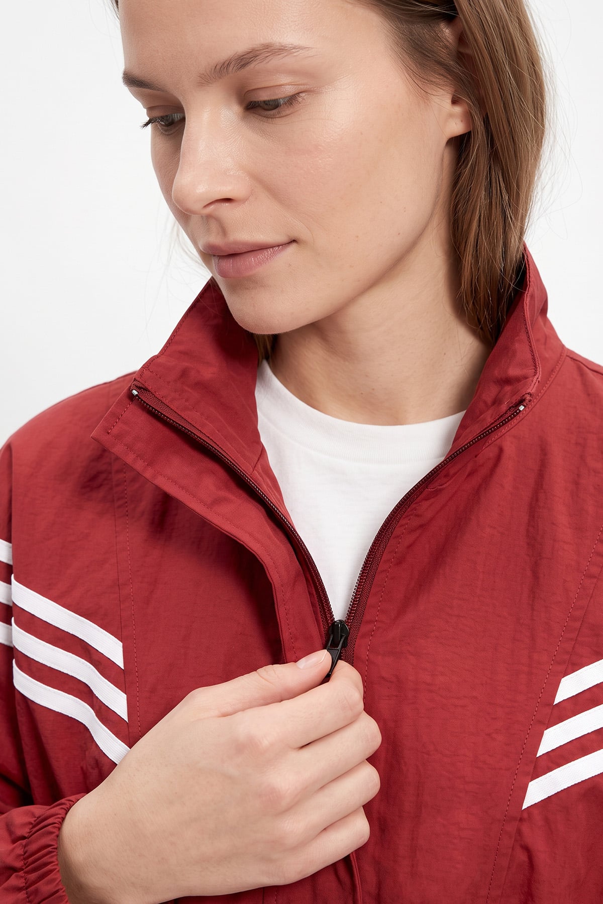 Şeritli Spor Takım 1717 - KIRMIZI | zenne.com 