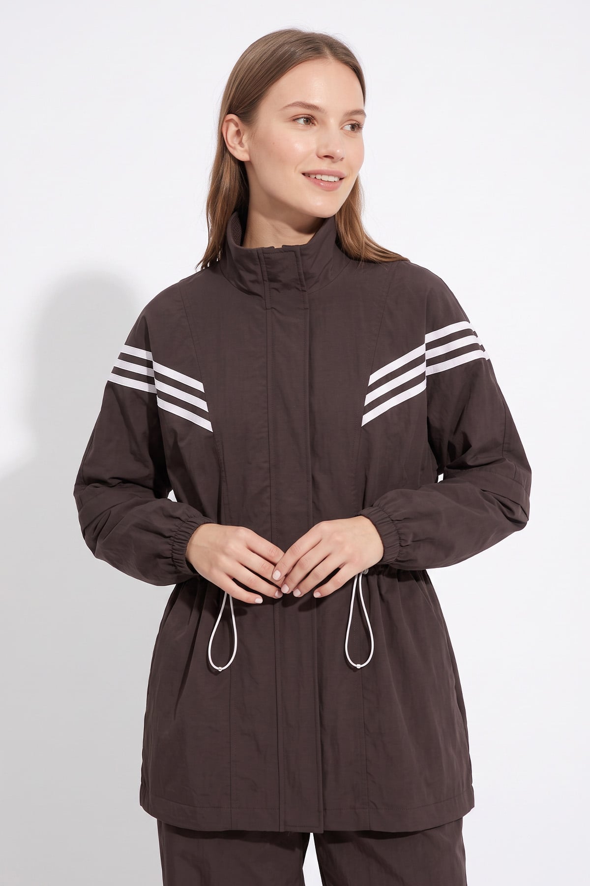 Şeritli Spor Takım 1717 - KAHVE | zenne.com 