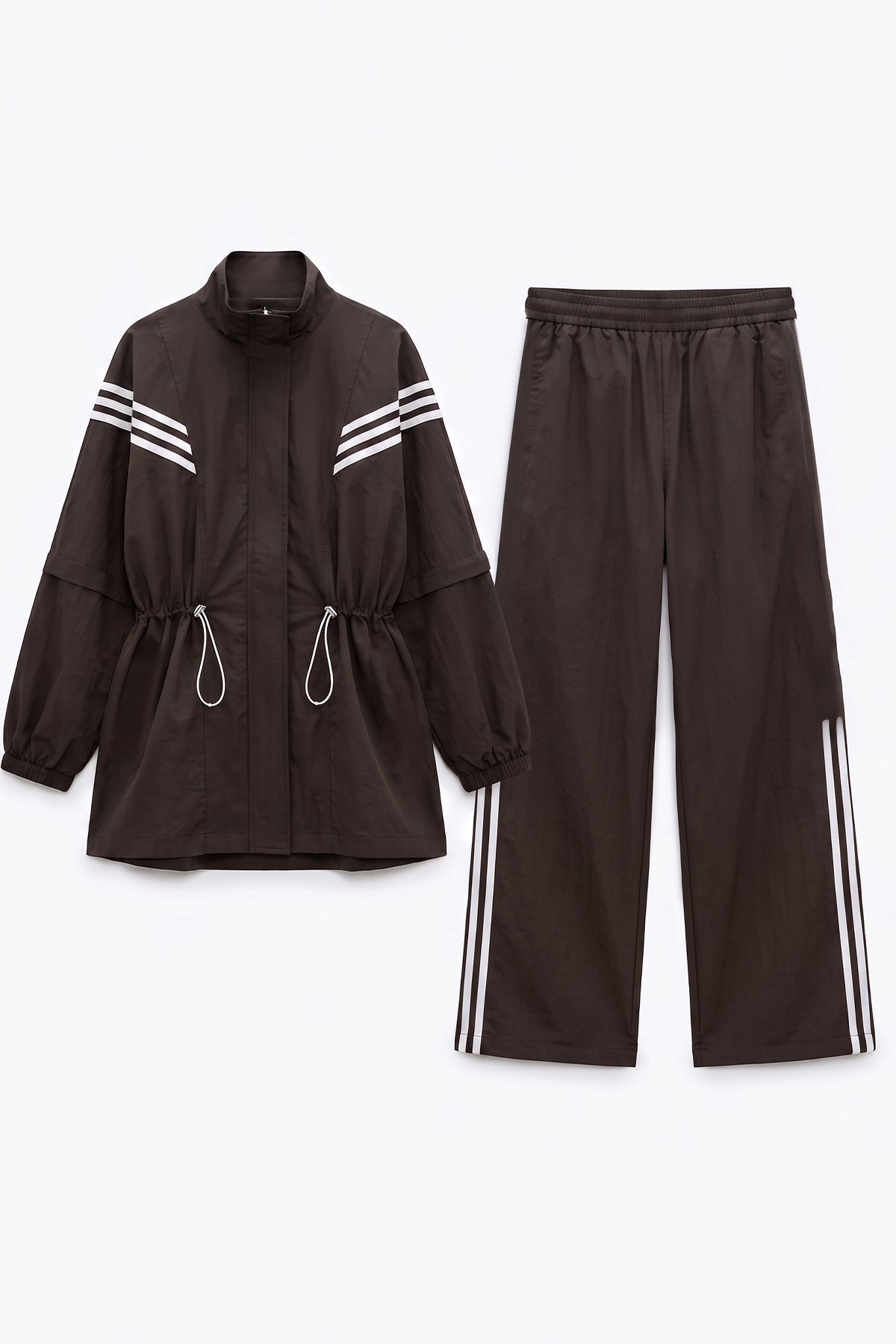 Şeritli Spor Takım 1717 - KAHVE | zenne.com 