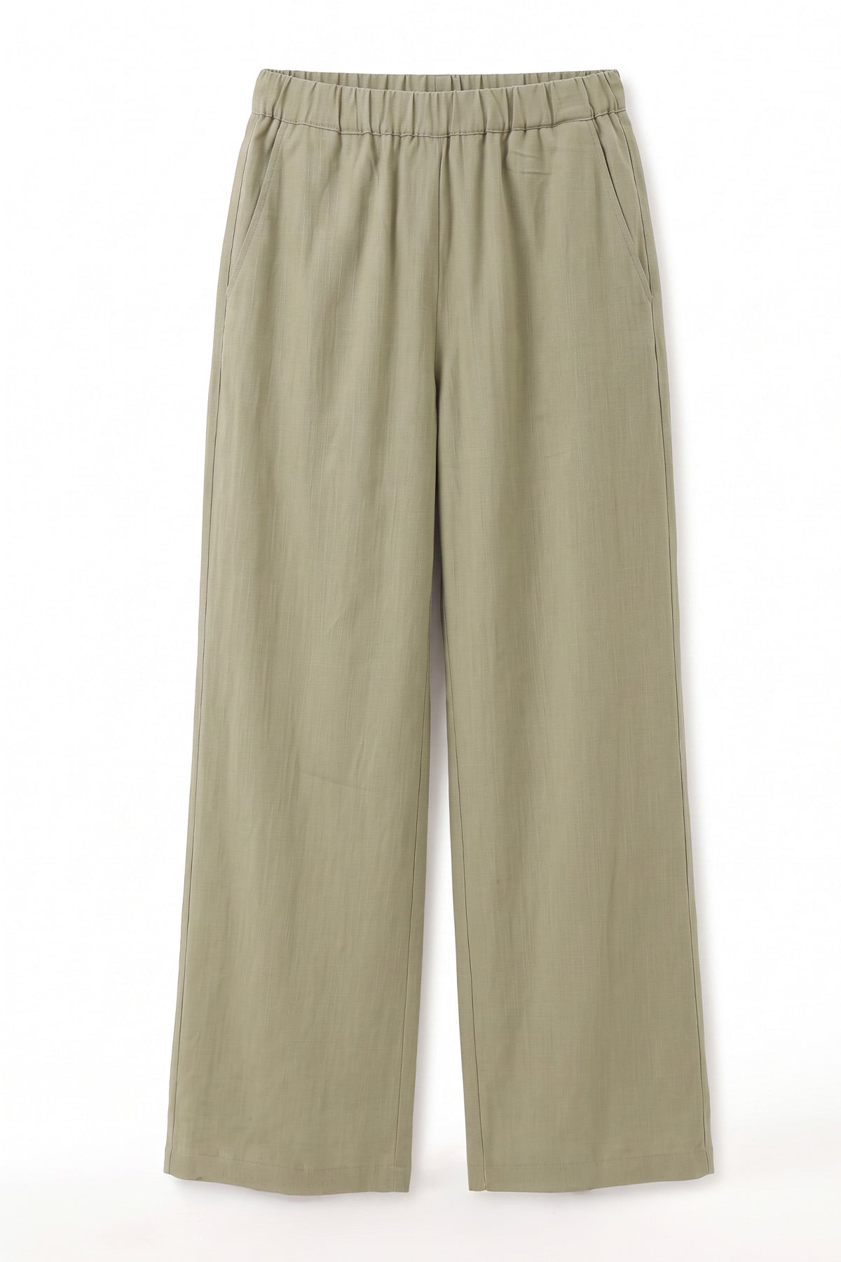 Keten Pantolon Y0155-1 - HAKİ | zenne.com 