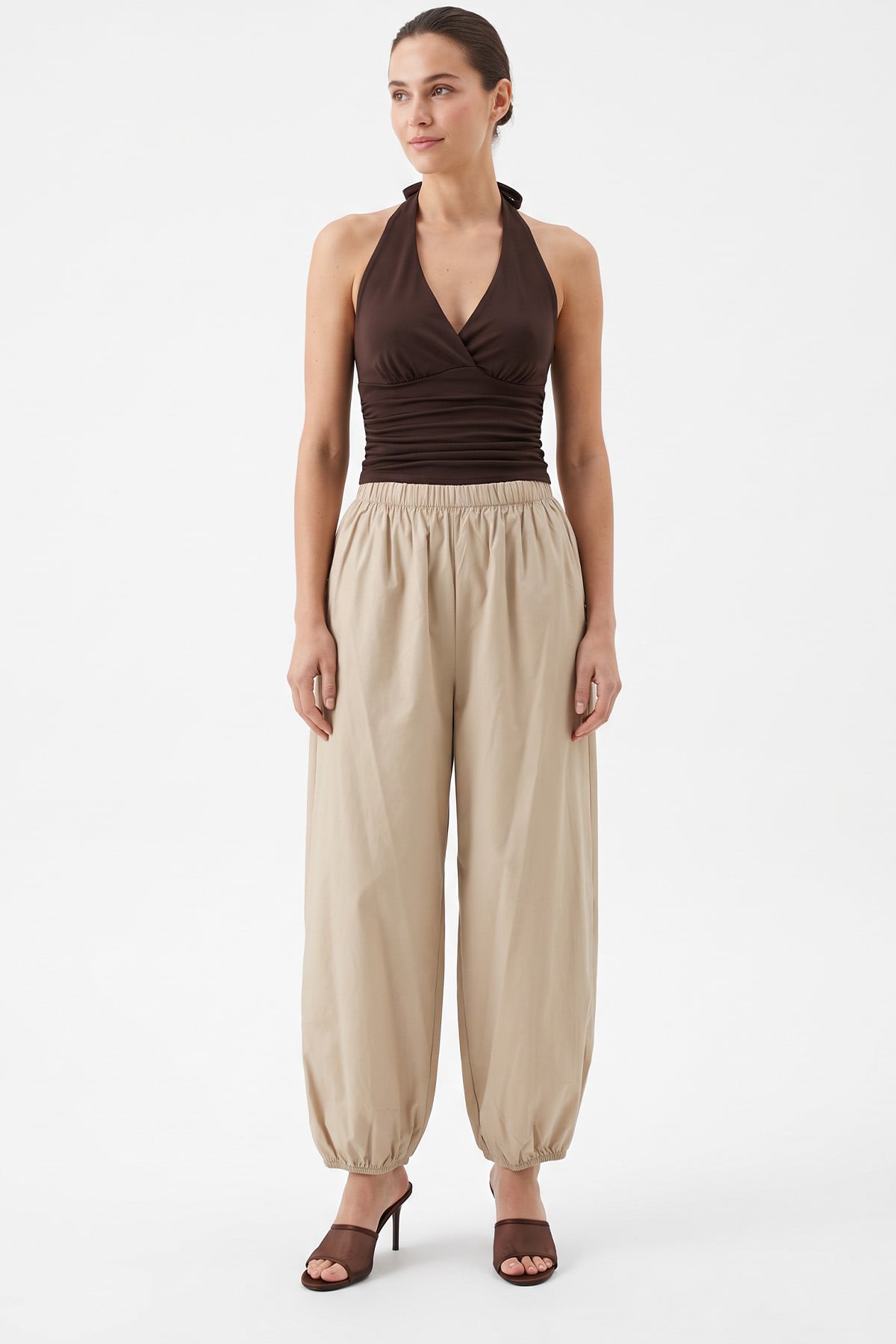 Şalvar Pantolon 262235 - BEJ | zenne.com 
