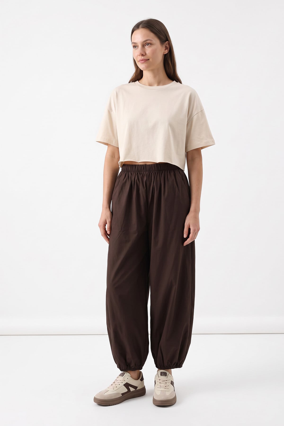 Şalvar Pantolon 262235 - KAHVE | zenne.com 