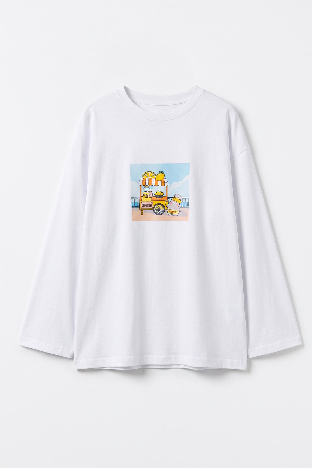Baskılı Tunik 13227 - BEYAZ | zenne.com 