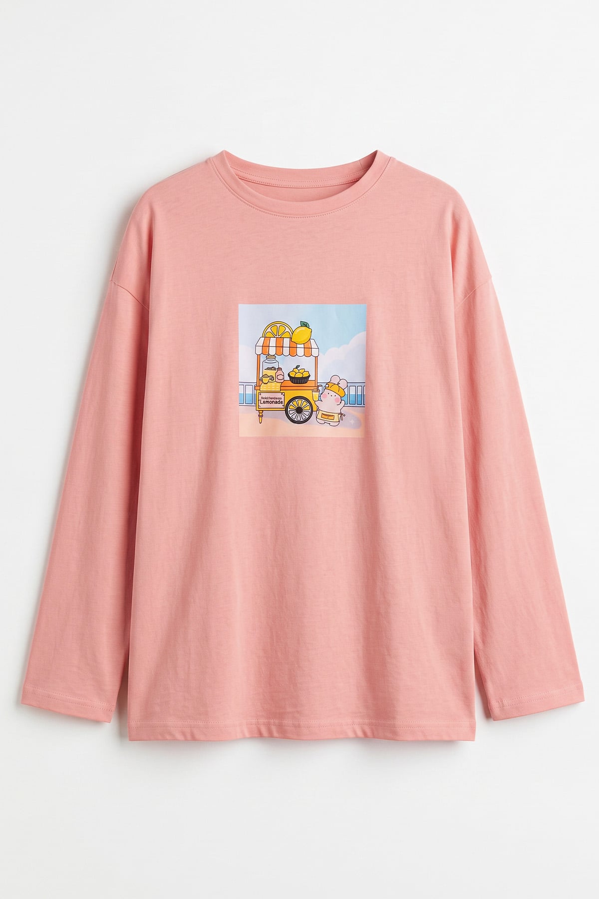Baskılı Tunik 13227 - PEMBE | zenne.com 